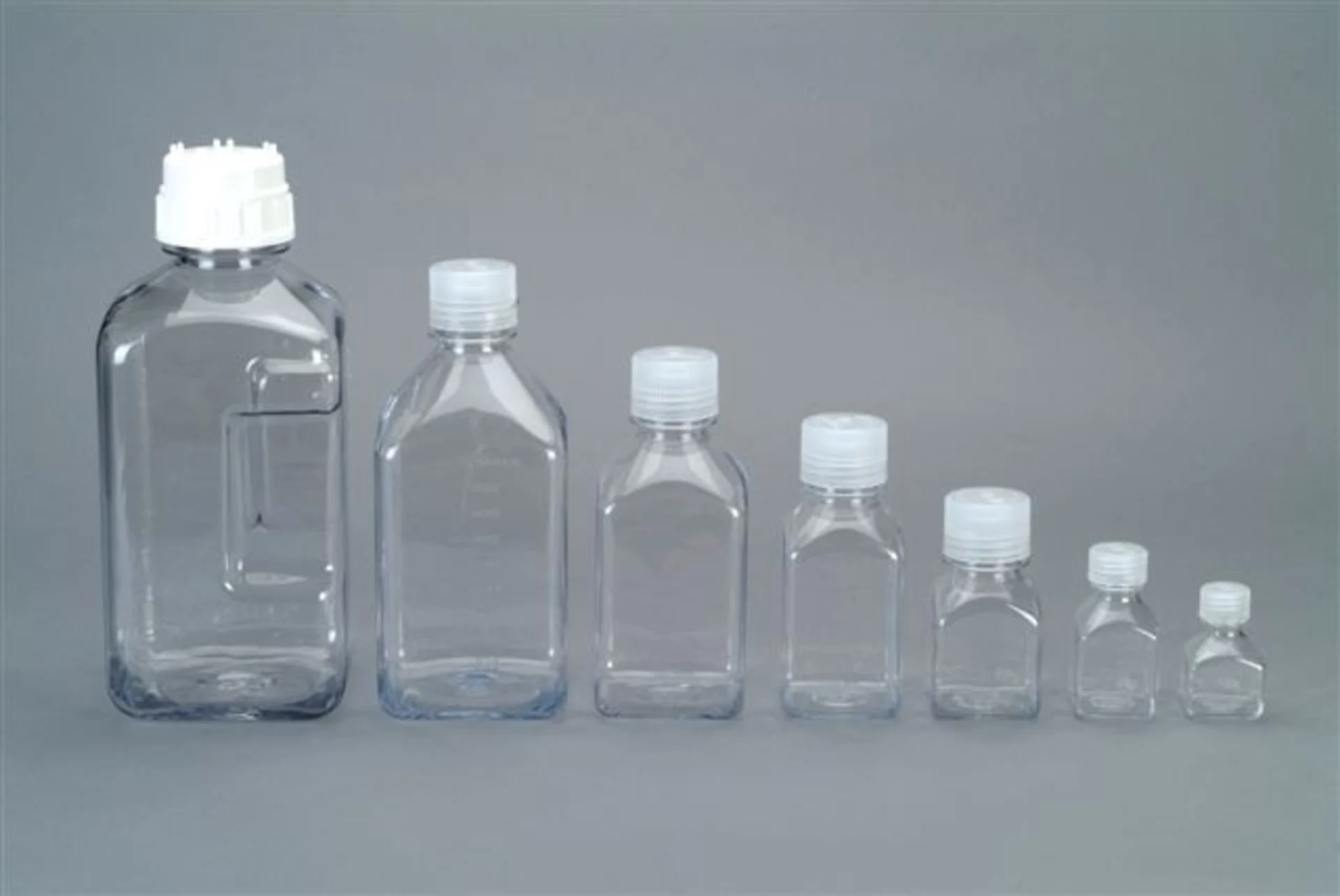 Square Bottle, clear, 1000 ml Nalgene (24)