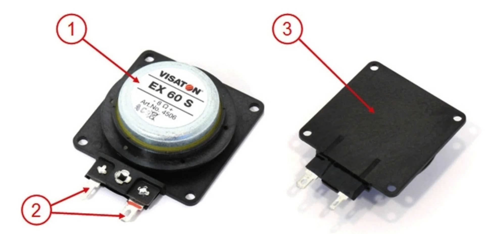 Haut-parleur de surface individuel EX60S