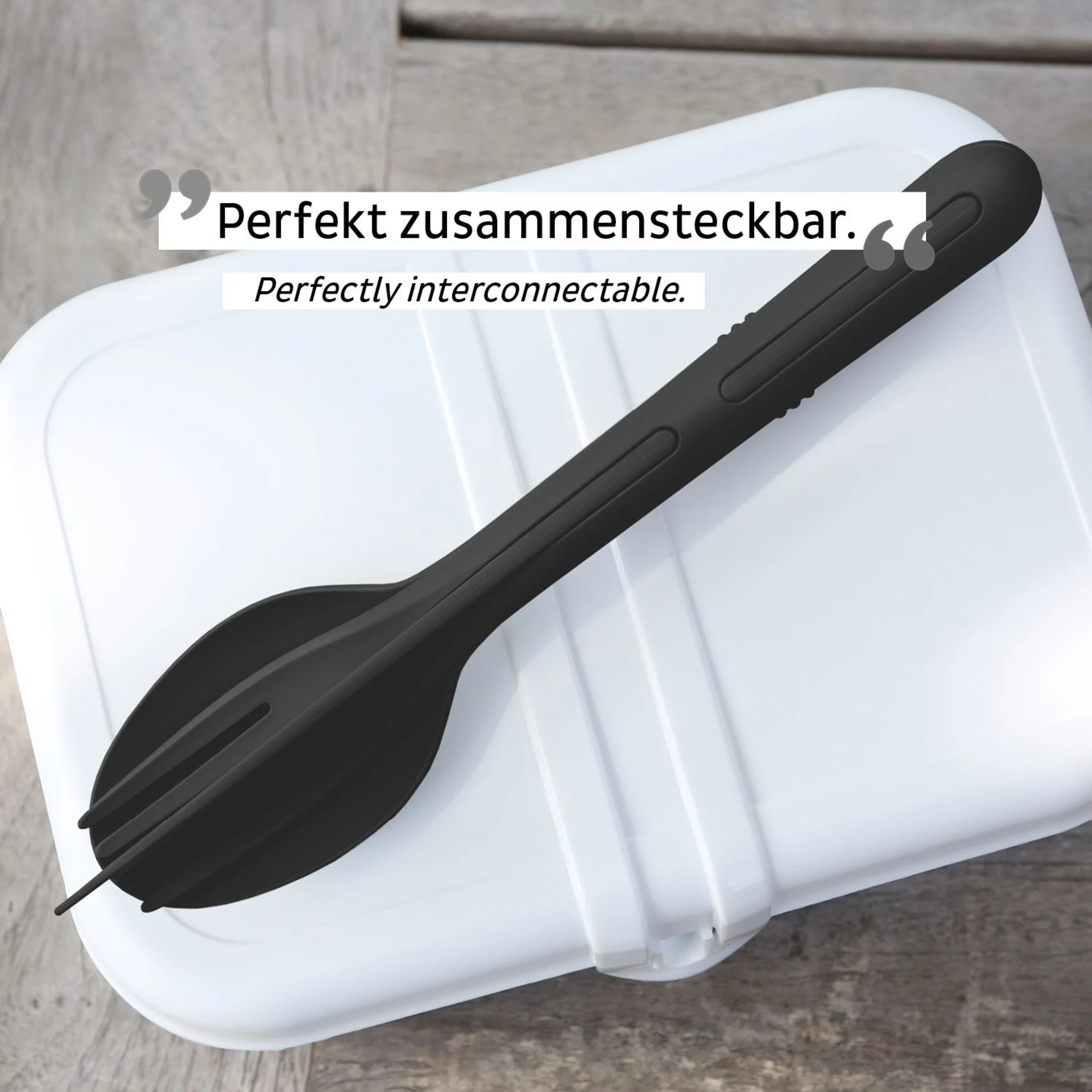 silwy® Besteck-Set "TRICKY" BLACK
