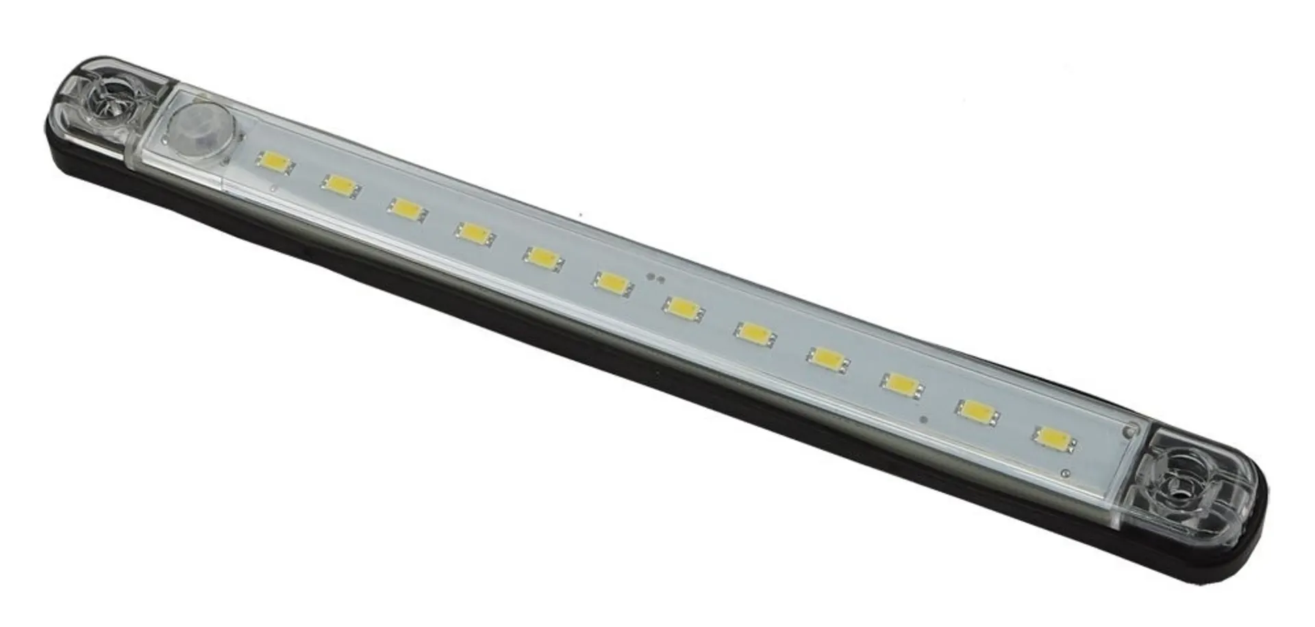 WAS - LED-Innenleuchte 24 V mit Schalter 238 x 21 x 10 mm, IP68, 360 lm, 12 x POWER-LEDs