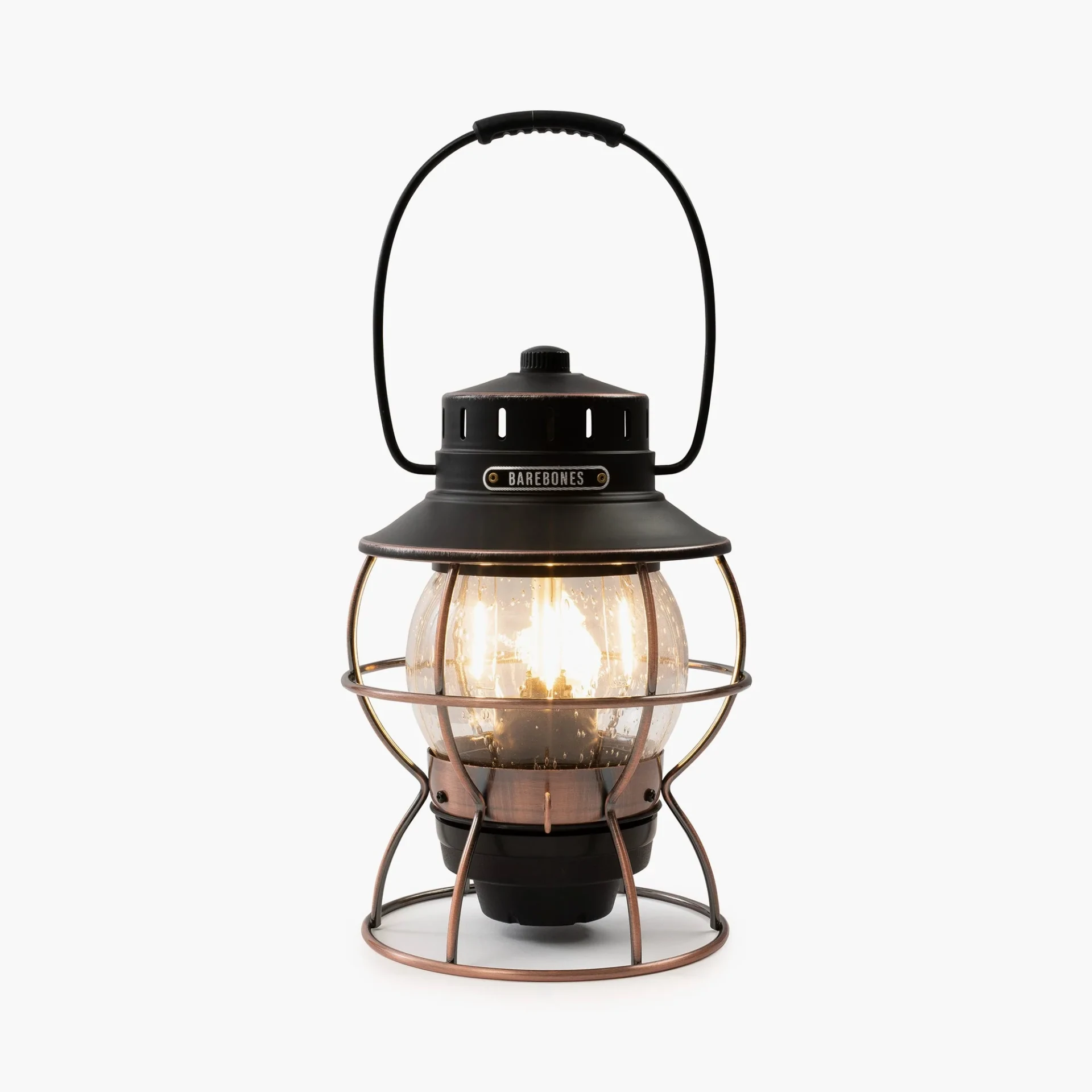 Barebones Railroad Lantern antique bronze