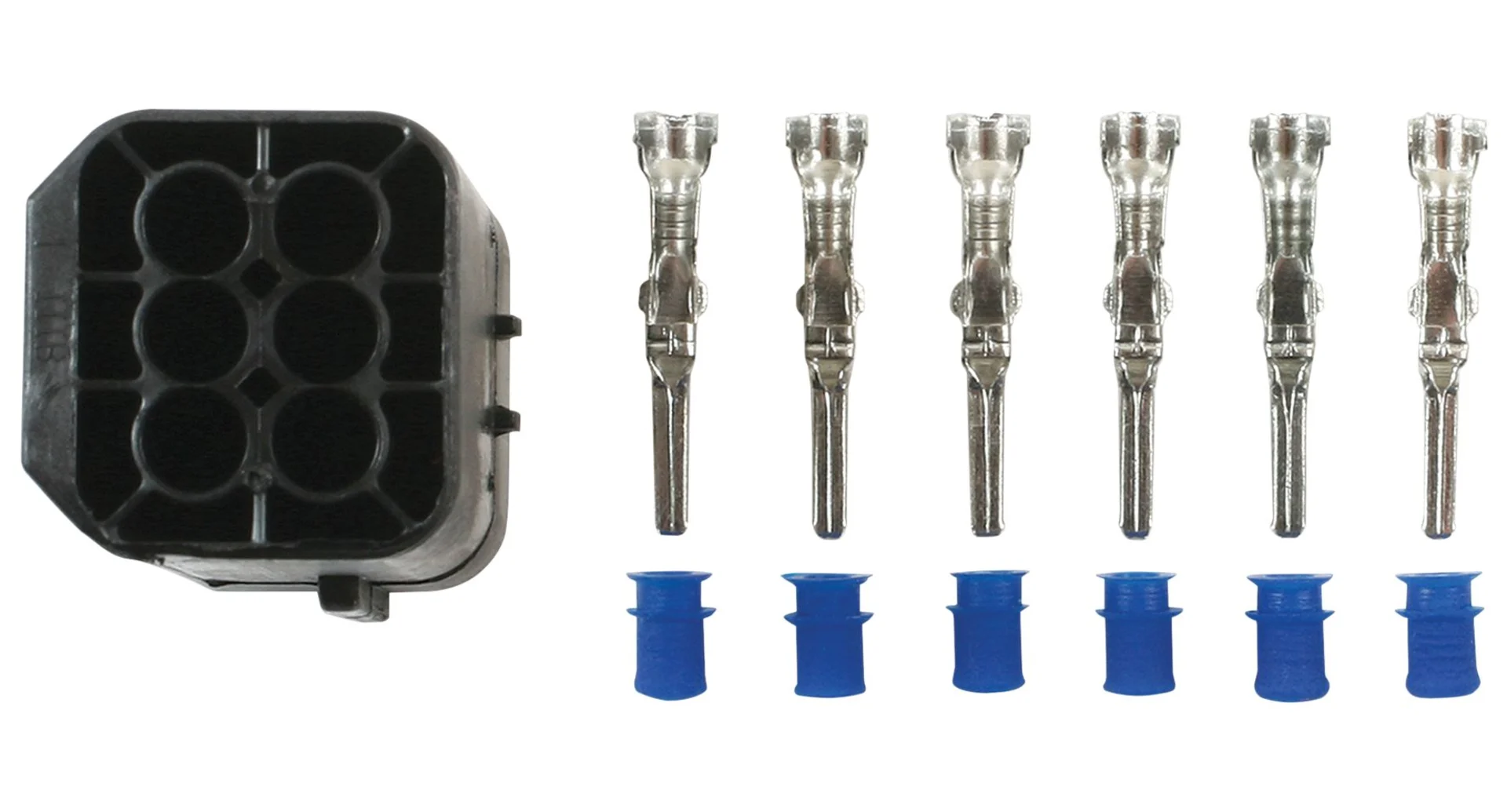 Steckergehäuse-Set, AMP EconosealJ Serie, 6 polig J Serie, 6 polig - 1.25 mm2