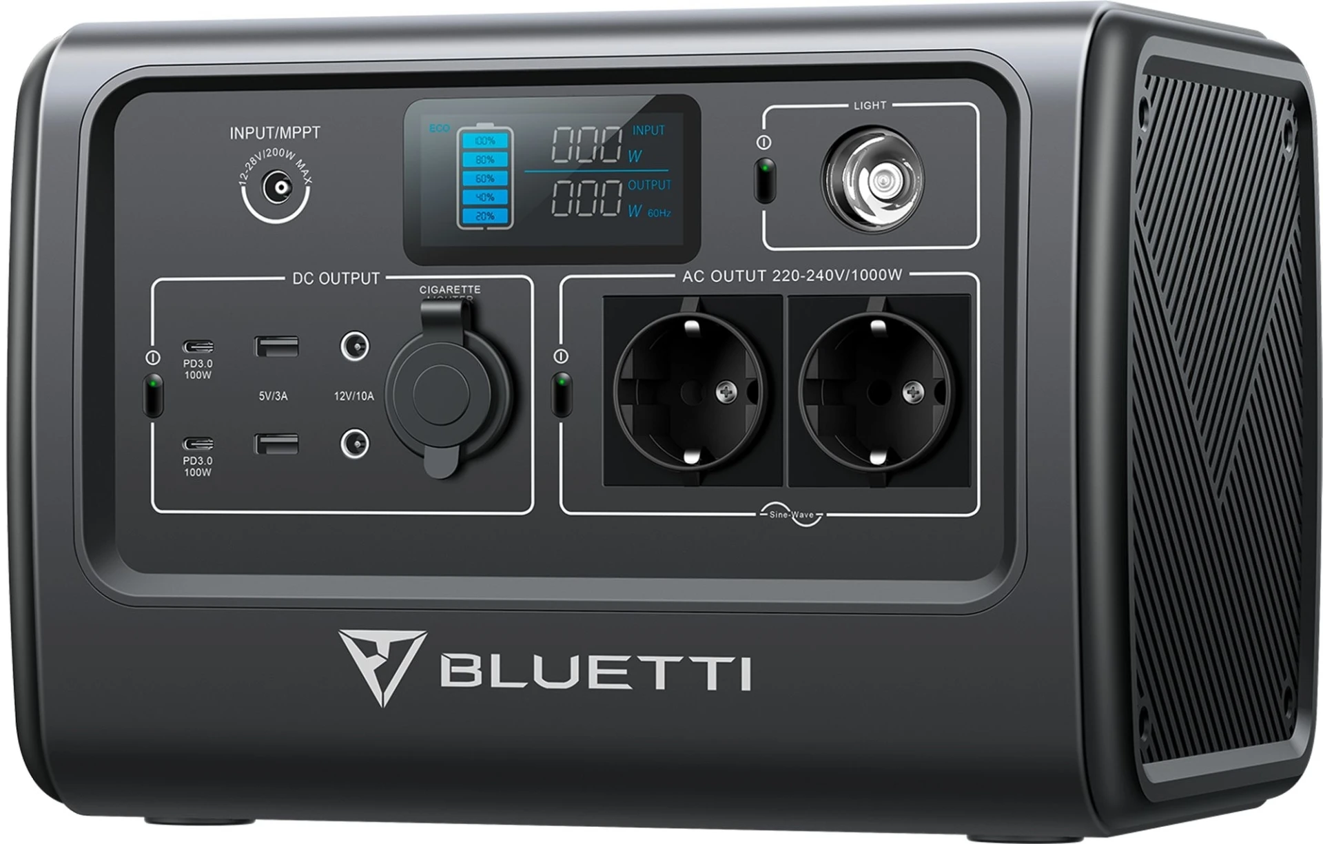 Station d'alimentation portable BLUETTI EB70 - Gris - UE