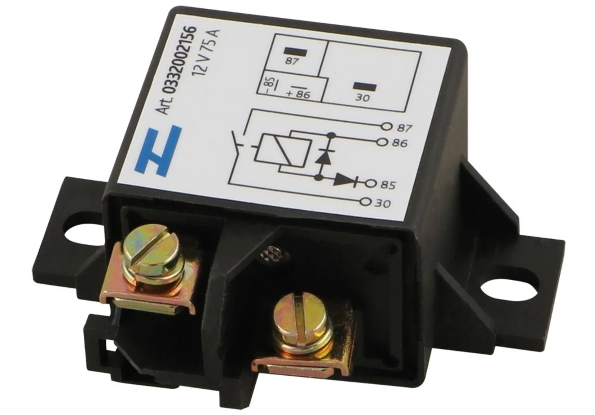 Relais Typ Bosch 12V 75A mit Lösch- und Sperrdiode