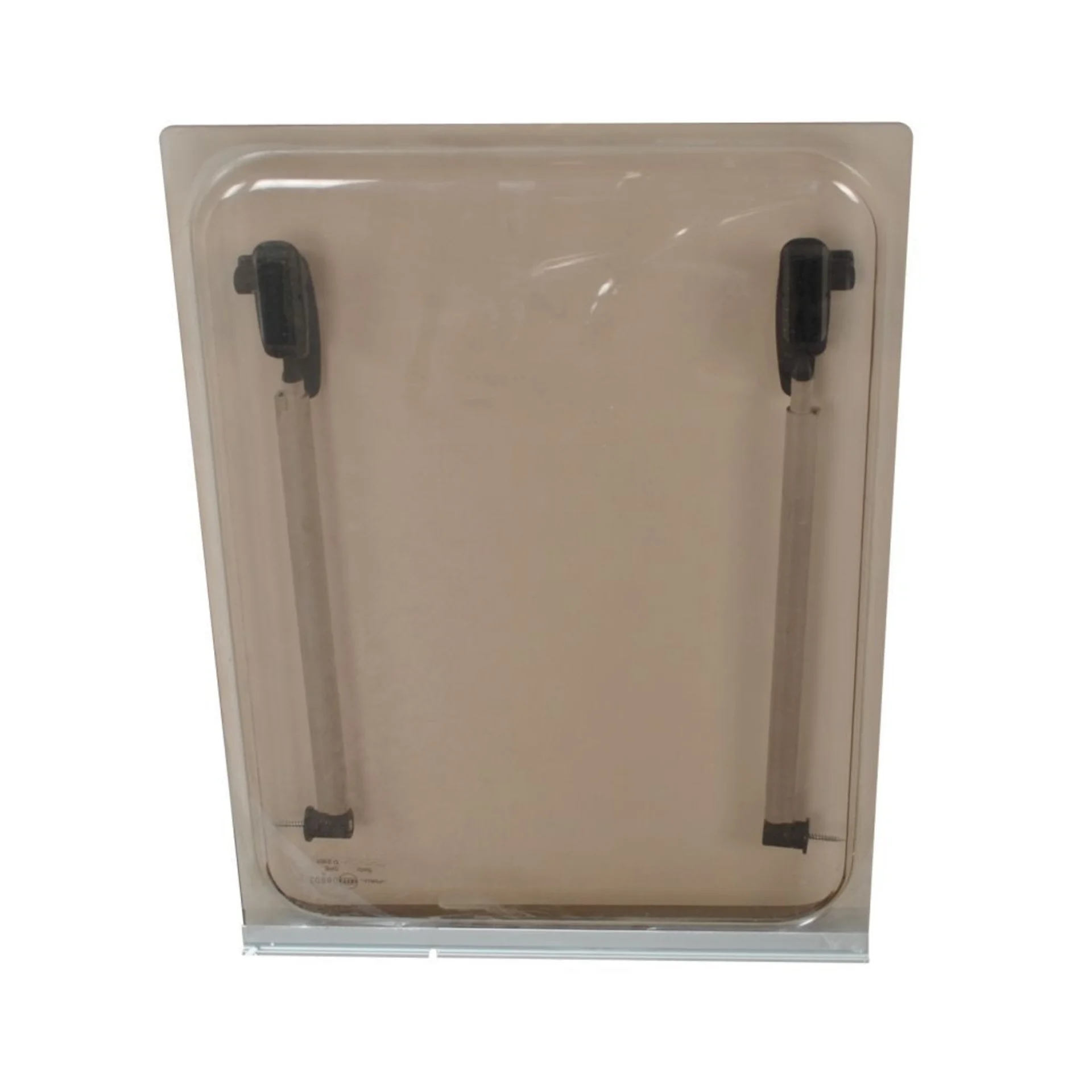 Vitre de rechange en verre brun 600 x 500 mm
