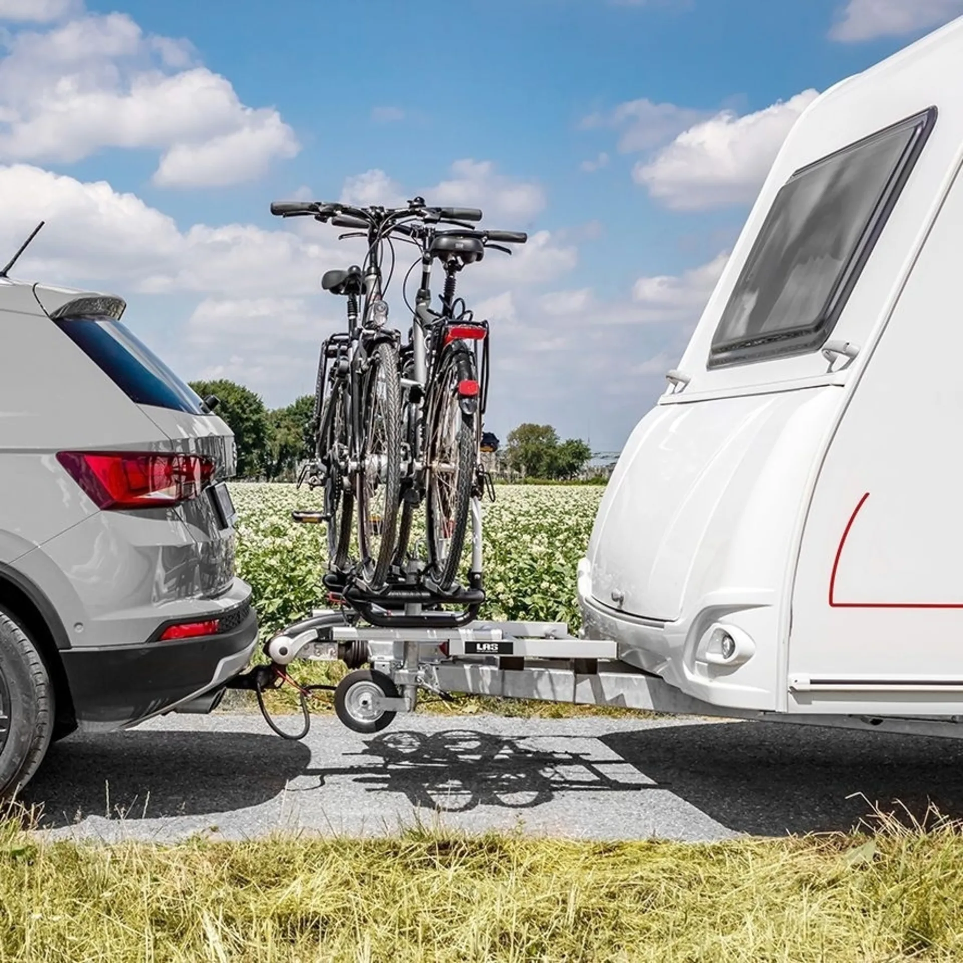 LAS Fahrradträger BC260 für Wohnwagendeichsel, 2 Räder