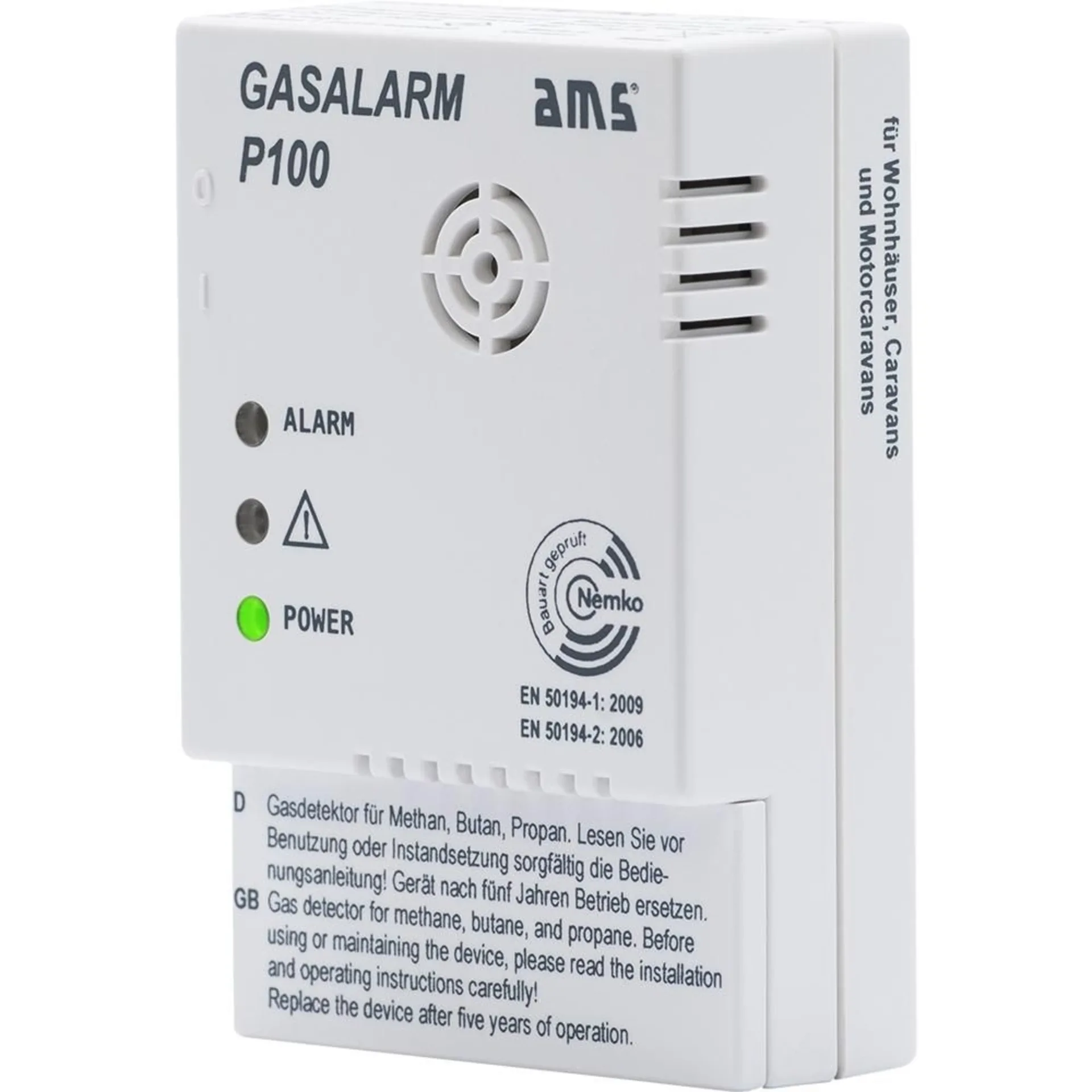 AMS Gasalarm P100