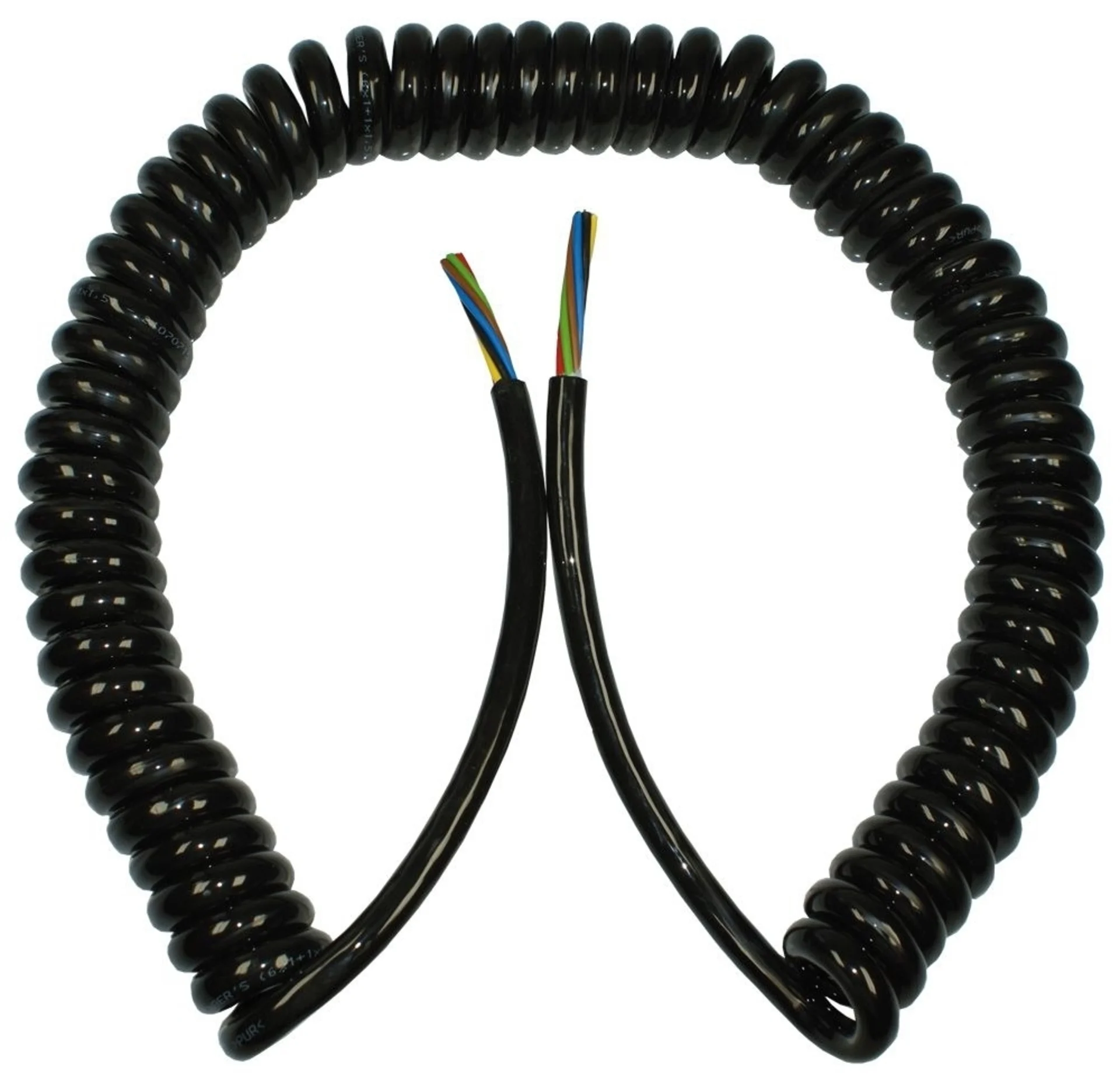 Câble spiralé 7 pôles 1.1-4.5m