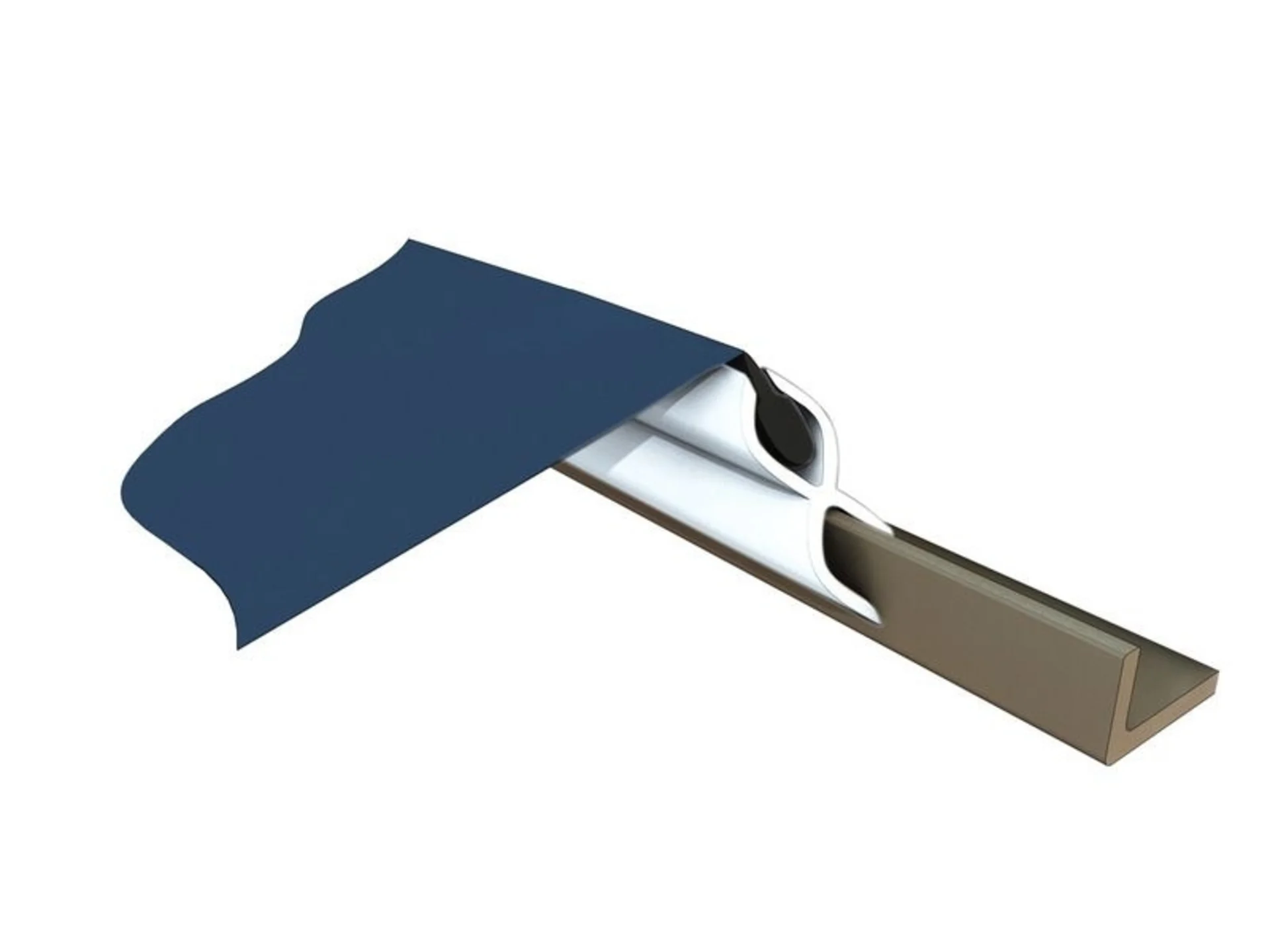 Vorzelt-Kederschiene 2500mm
