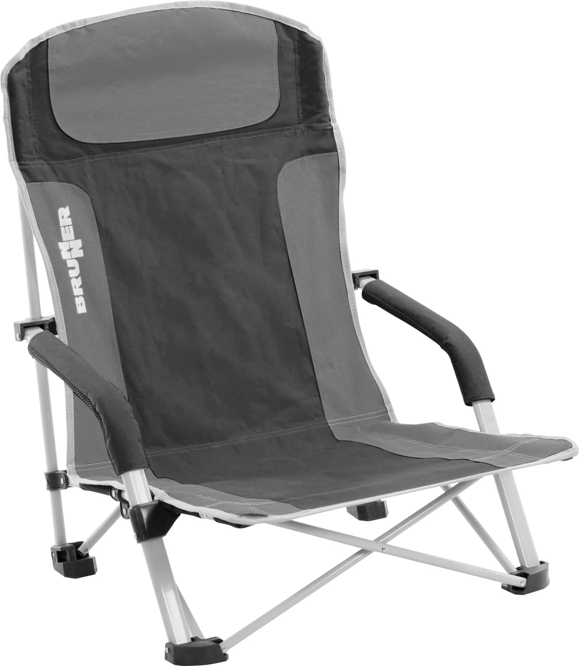 Brunner Bula Strandstuhl schwarz/grau
