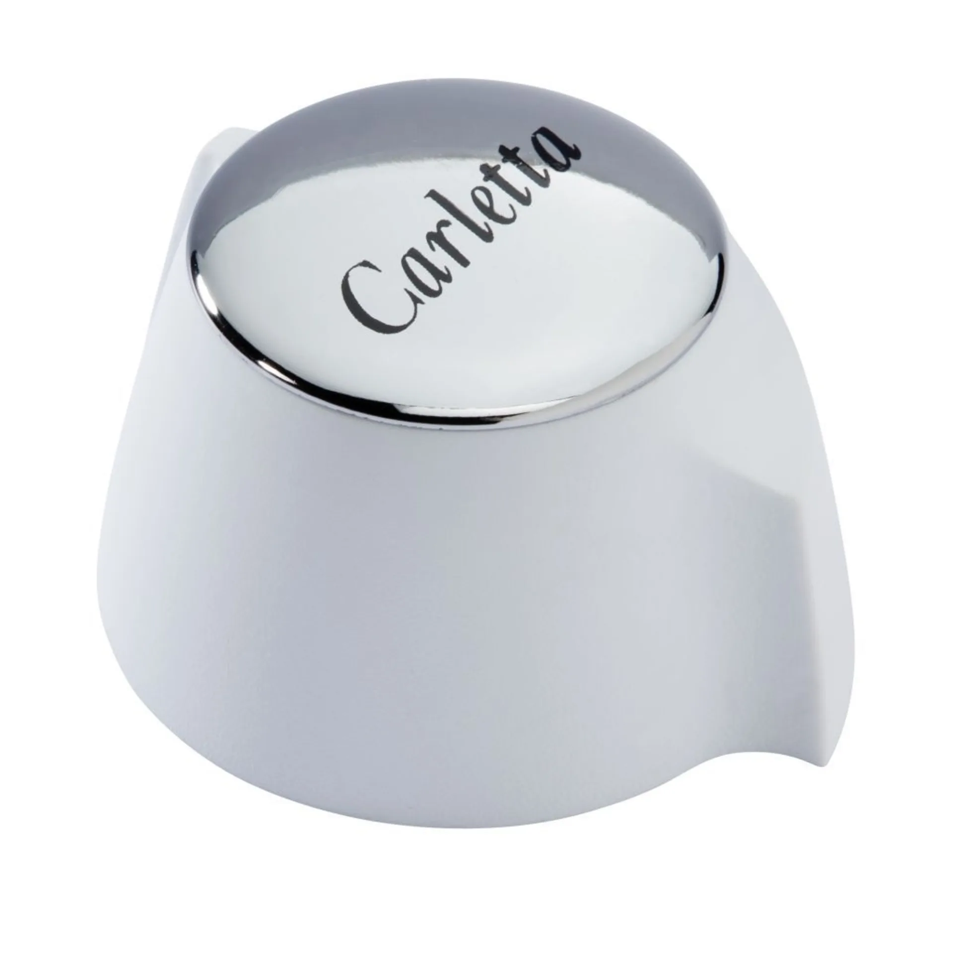 Bouton blanc pour Carletta douche