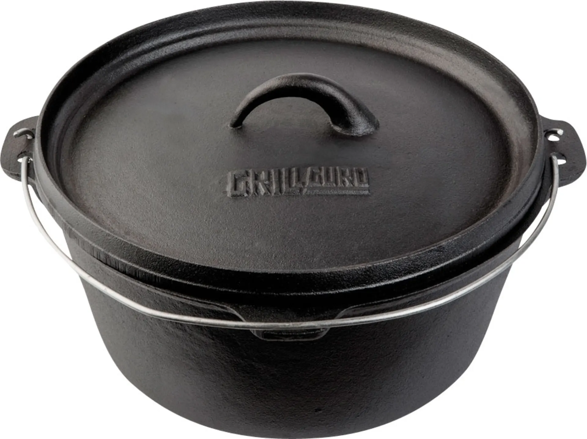 Grill Guru : grande cocotte en fonte « Dutch Oven » de 3 litres Grill Guru : grande cocotte en fonte « Dutch Oven » de 3 litres