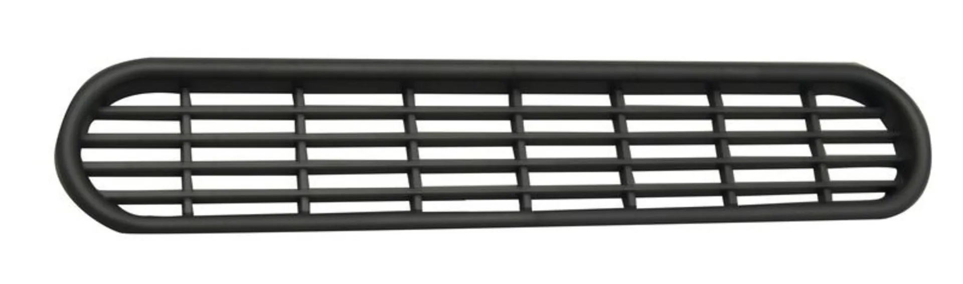 Ovales Lüftungsgitter 205x40, silberfarben für Möbel
