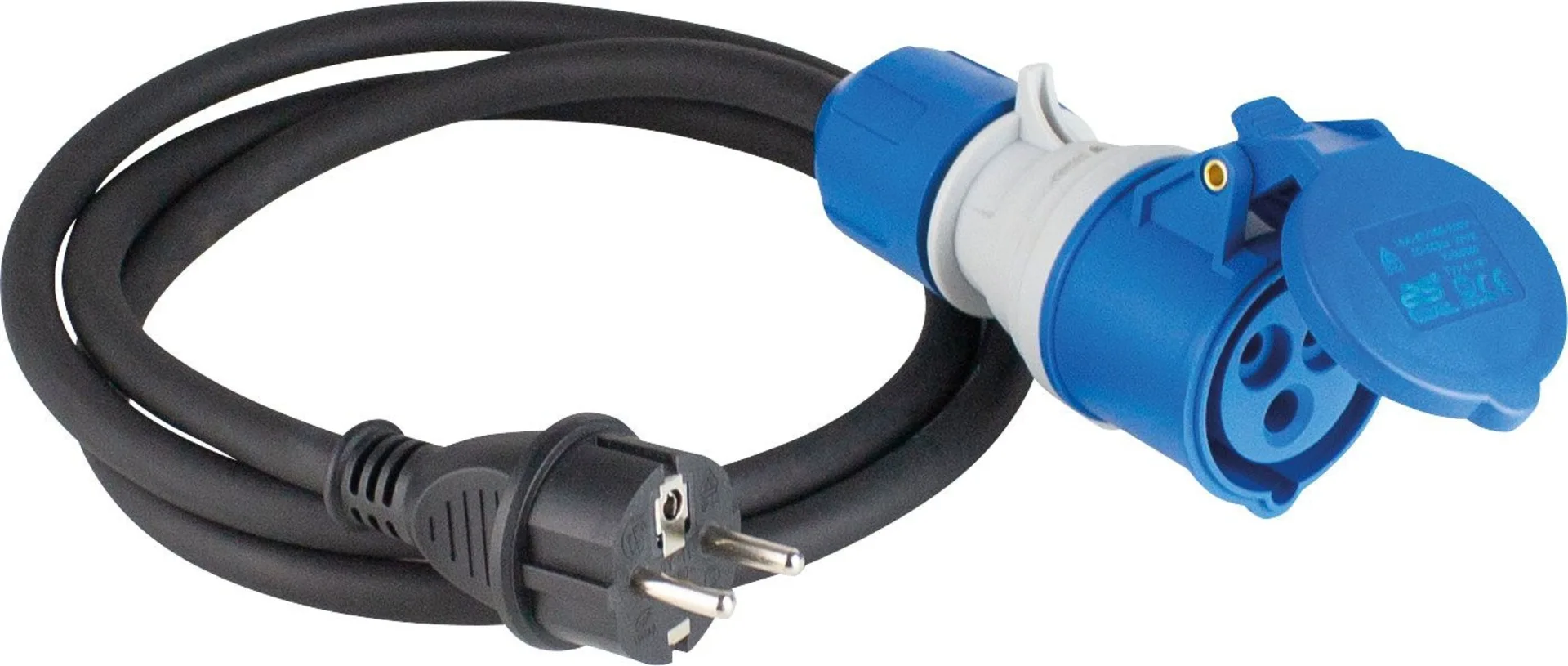 AS-Schwabe Powerlight CEE Adapterleitung / Winkelkupplung 1,5 m