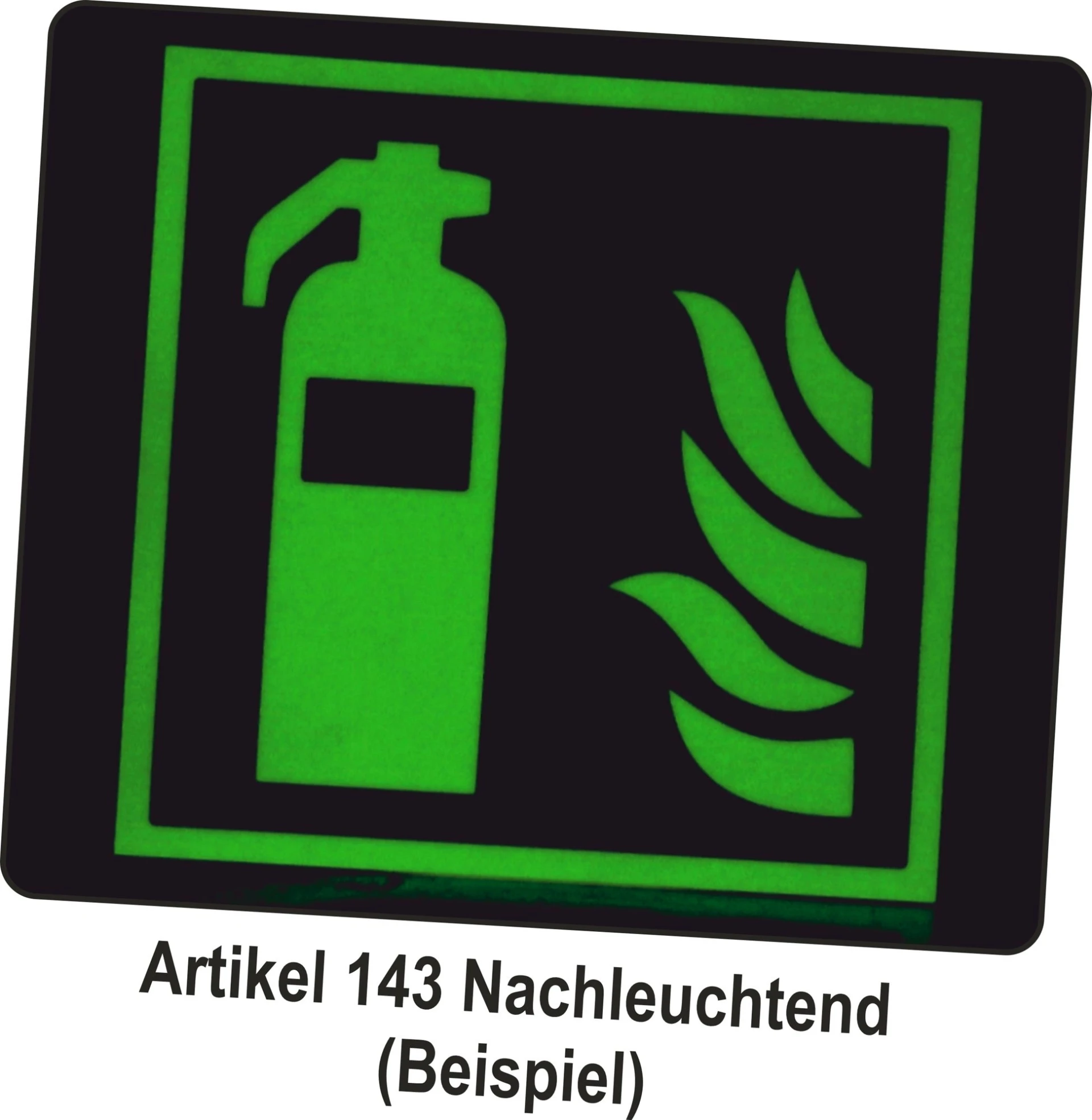 Schütz Feuerlöscher Symbol Schild 148 x 148 x 0,7 mm