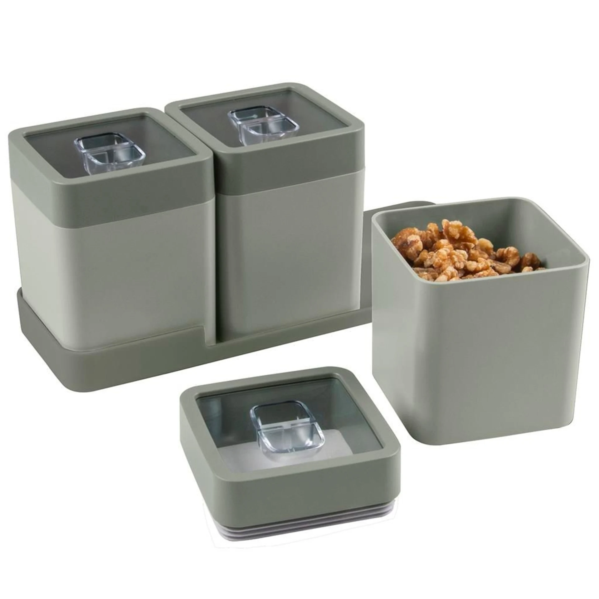 Sunware Sigma Dry food Set 0,6 Liter mit Tray dunkelgrün Sunware Sigma Dry food Set 0,6 Liter mit Tray dunkelgrün