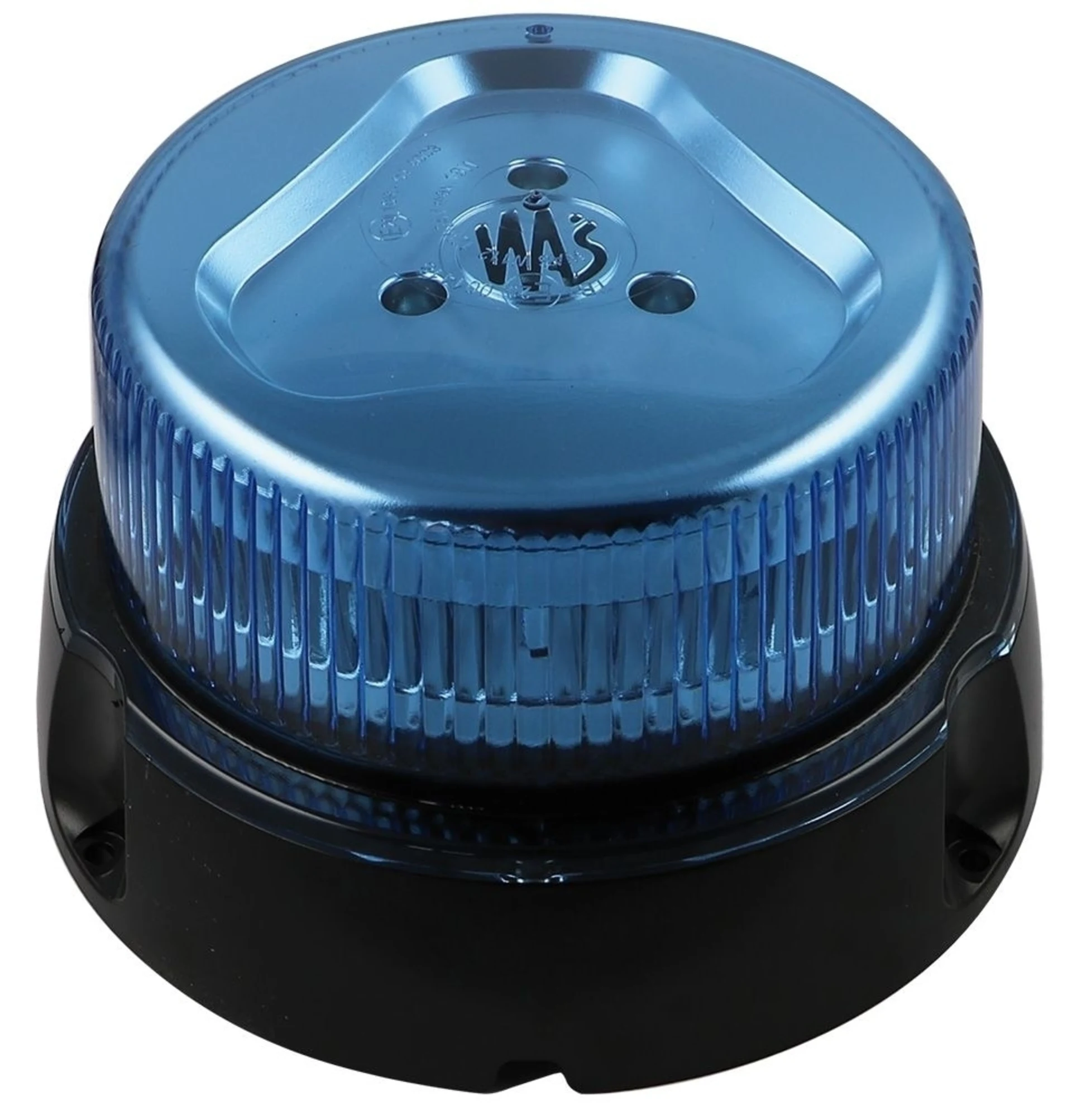 WAS LED-Blitzleuchte 12/24 V blau ø 162 × 99 mm, IP68, Festmontage WAS LED-Blitzleuchte 12/24 V blau ø 162 × 99 mm, IP68, Festmontage
