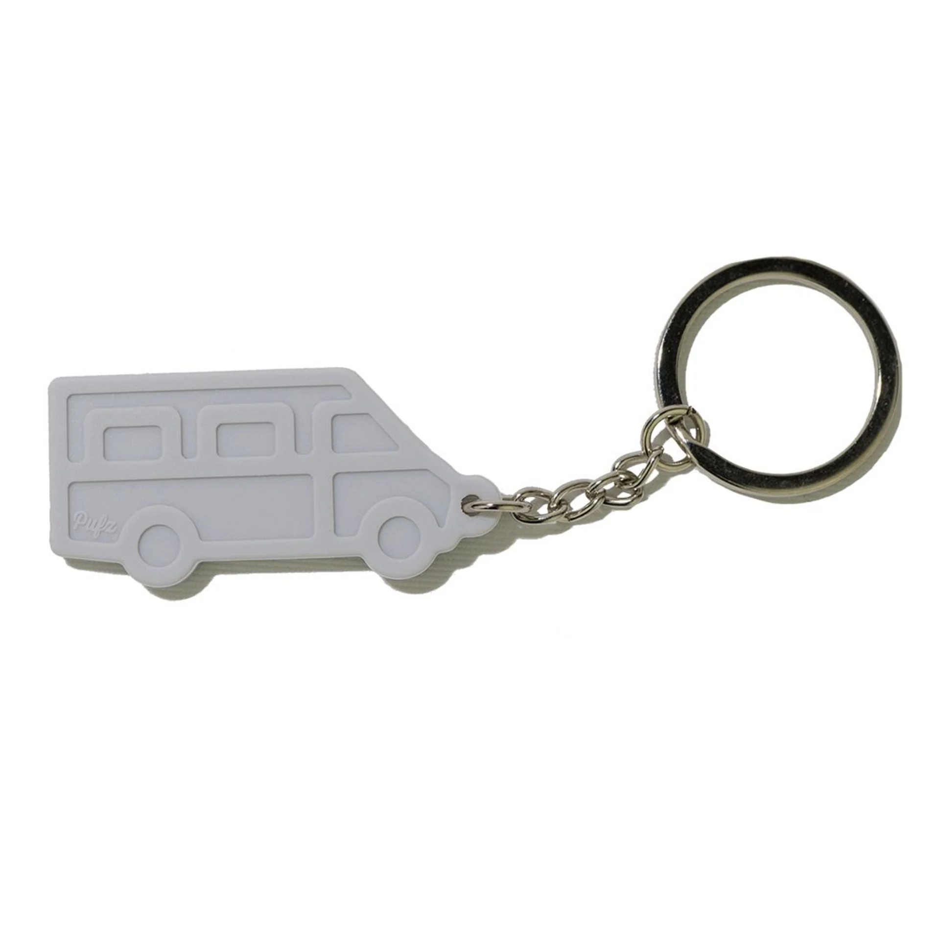 Pufz Schlüsselring Wohnmobil grau Pufz Schlüsselring Wohnmobil grau