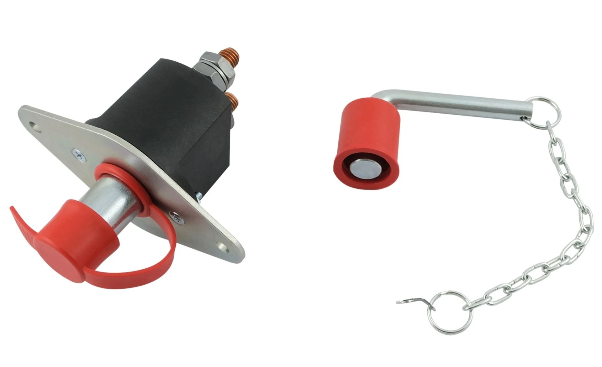 Batterietrennschalter LKW 250 A max. 24 V / 2 x M10 / IP67 Batterietrennschalter LKW 250 A max. 24 V / 2 x M10 / IP67