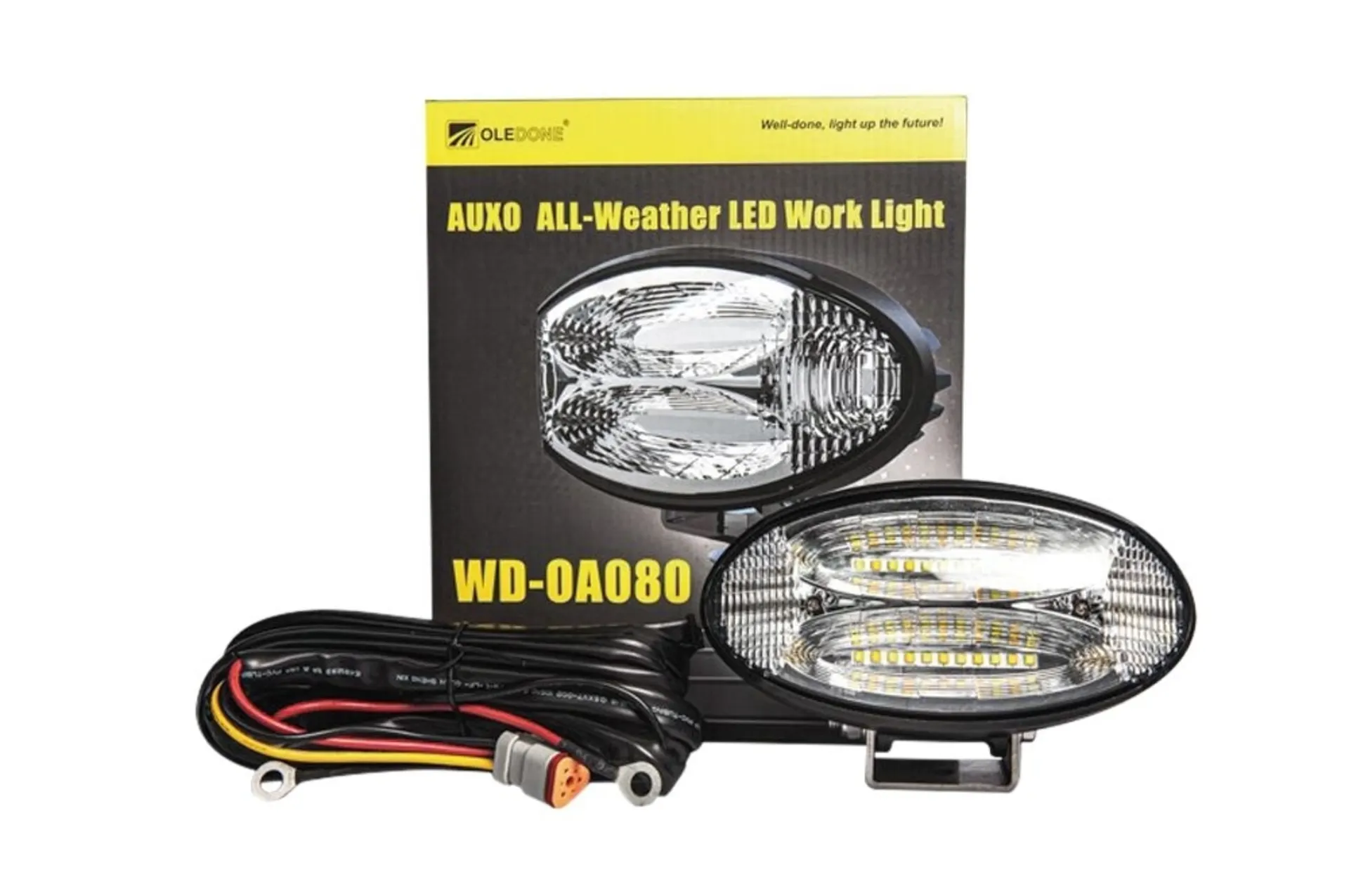 OLEDONE-LED-Arbeitsscheinw. 8000 Lumen Sideshooter-Farbwechsel 176 x 90 mm, 8’000 Lumen, IP69K, 9 - 32 V, 80 W