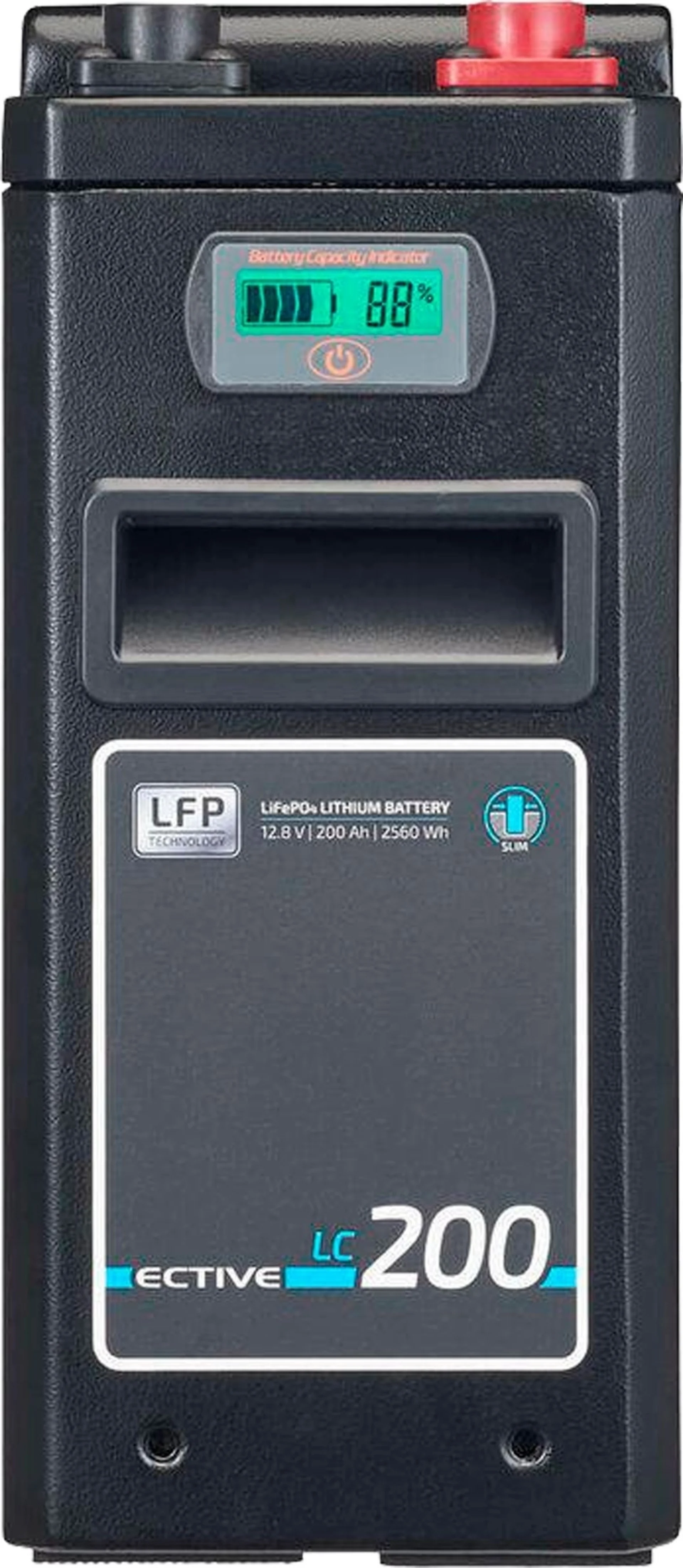 Ective LC 200 Slim12 V LiFePO4 Lithium 200 Ah Versorgungsbatterie