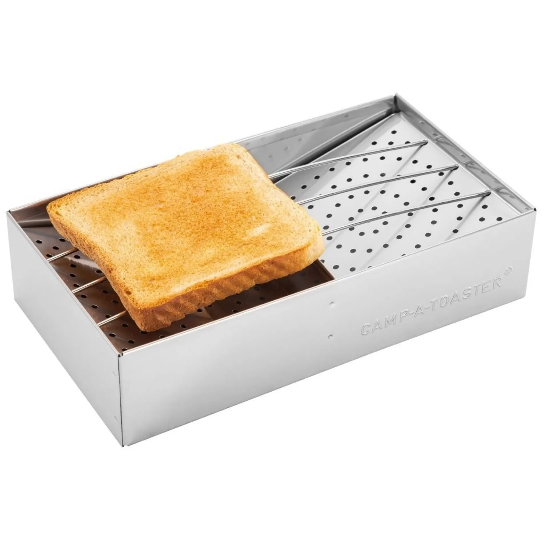 Camp-A-Toaster Grille-pain en acier inoxydable pour réchaud à gaz