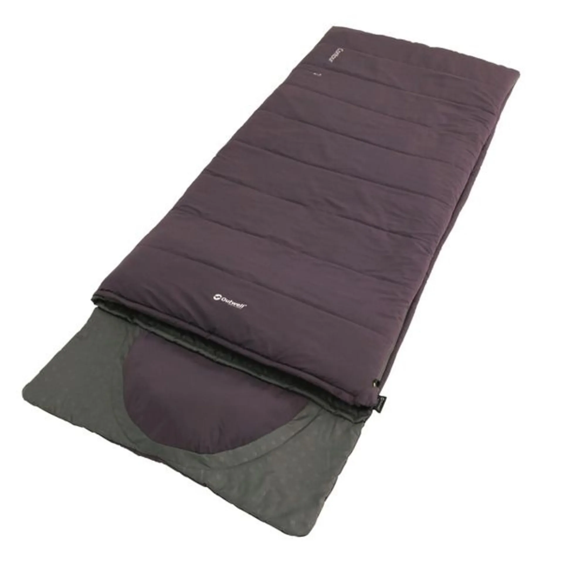 Sac de couchage à couverture Contour Dark Purple, 220x85cm, in