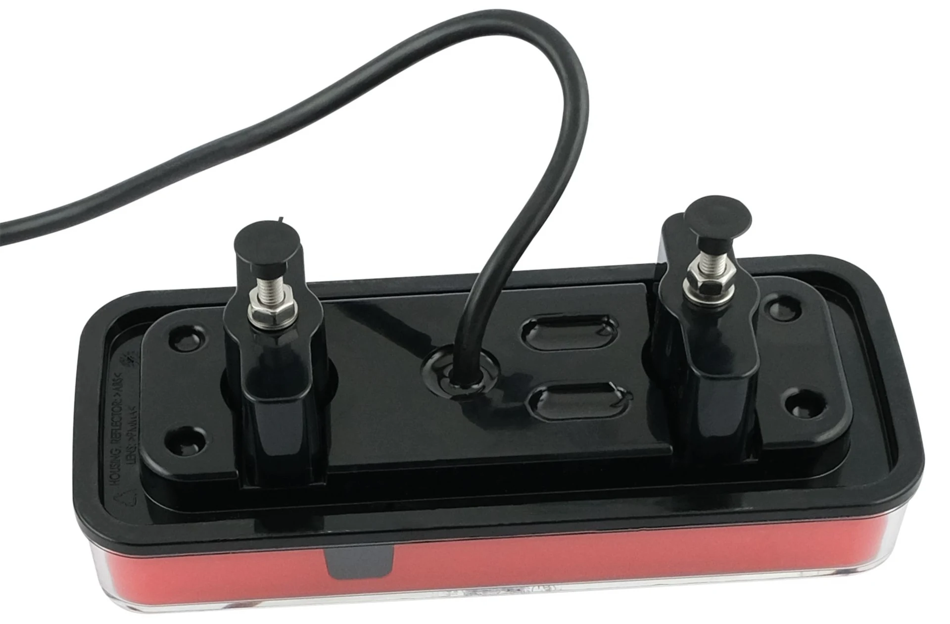 WAS - LED-Schlussleuchte 12/24 V L+R 200.5 x 85.3 mm, IP68, für vertikale oder horizontale Montage zugelassen