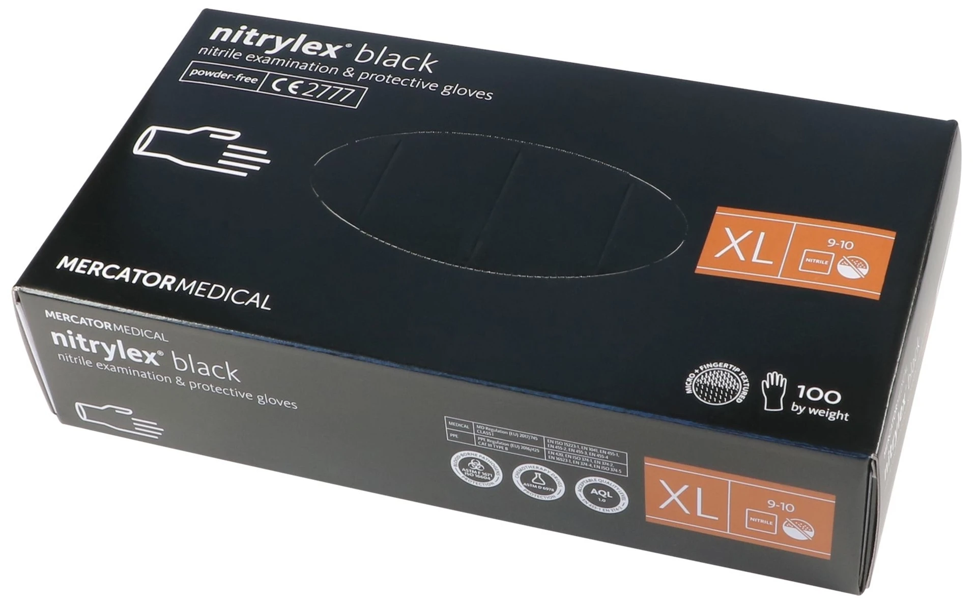 Mercator Nitrilex black Handschuhe Grösse XL