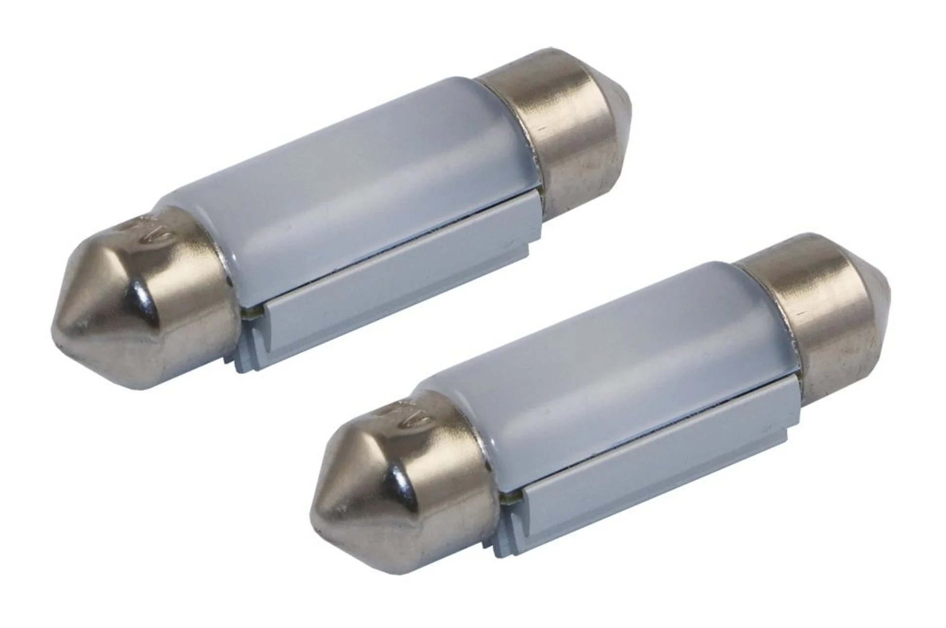 2x lampe LED à décalage 10x36mm 12V blanc
