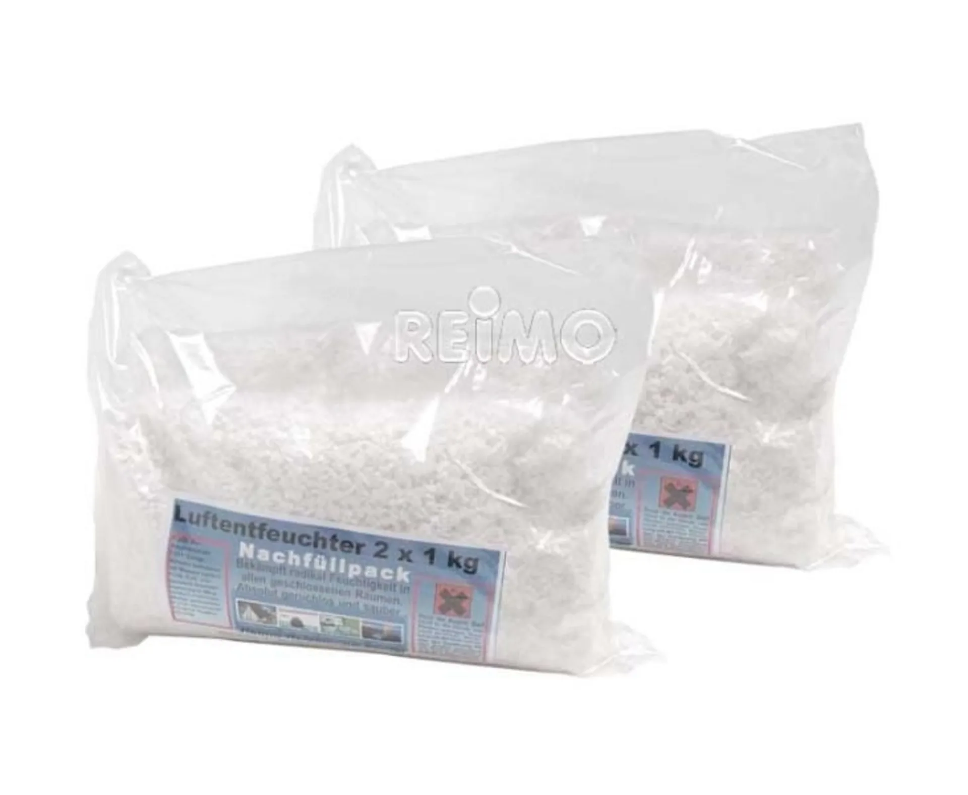 Luftentfeuchter Granulat 2x 1kg - Granulat für effektive Luftentfeuchtung