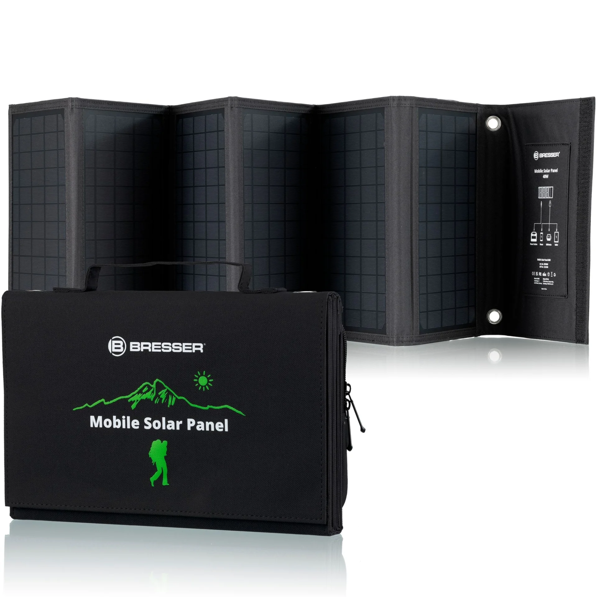 Bresser Mobile Solar Panel 40 Watt avec USB