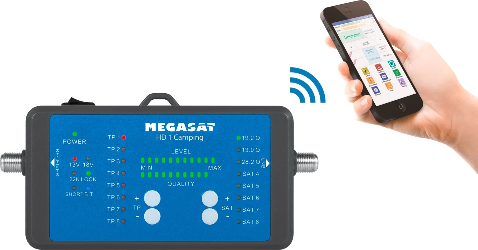 Appareil de mesure Megasat HD1 Camping
