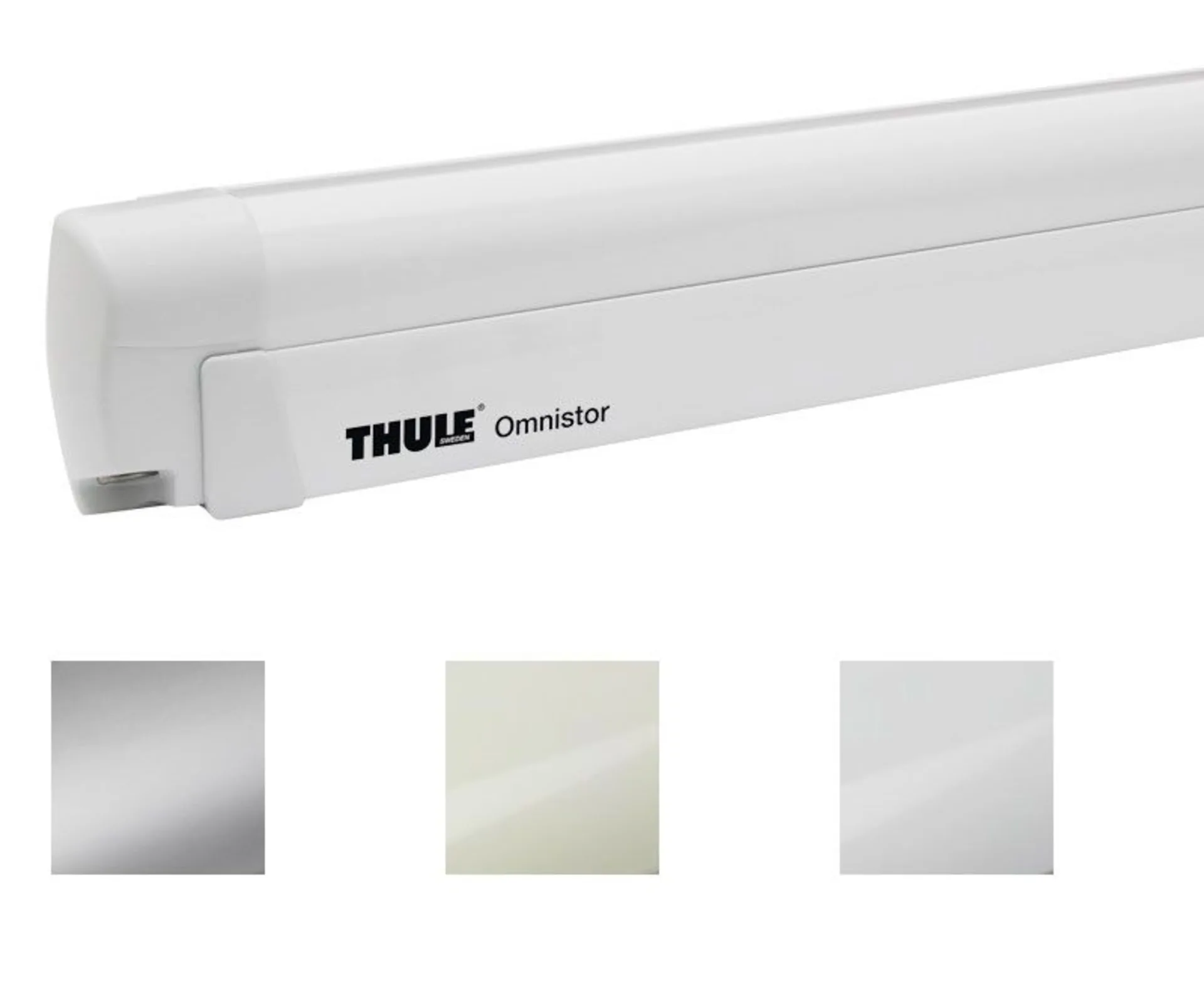 Thule Omnistor 8000 6m BlueSky Seitenwandmarkise mit weissem Gehäuse