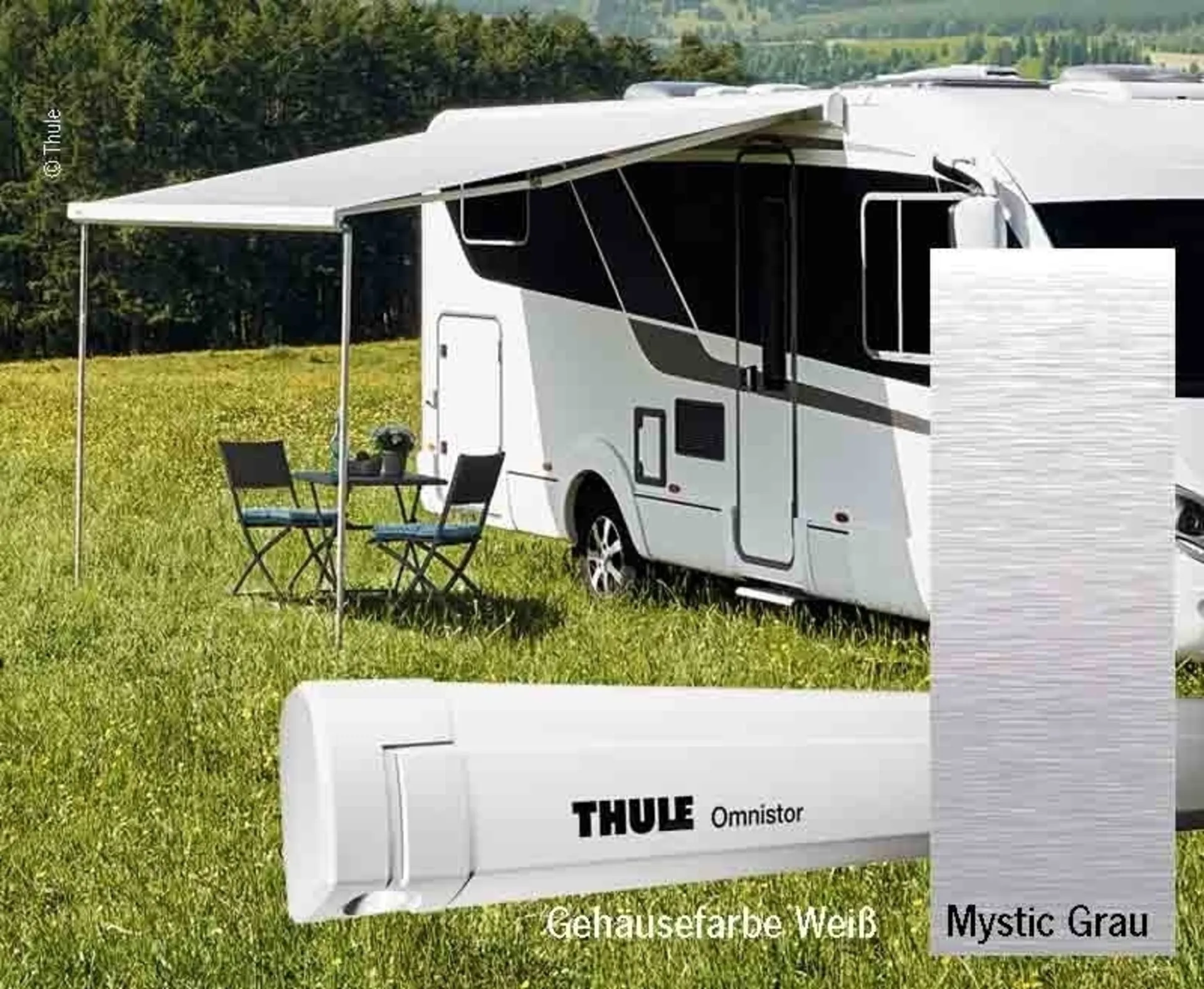 Thule Wandmarkise Omnistor 5200 300 cm (Weiß / Mystic Grau)