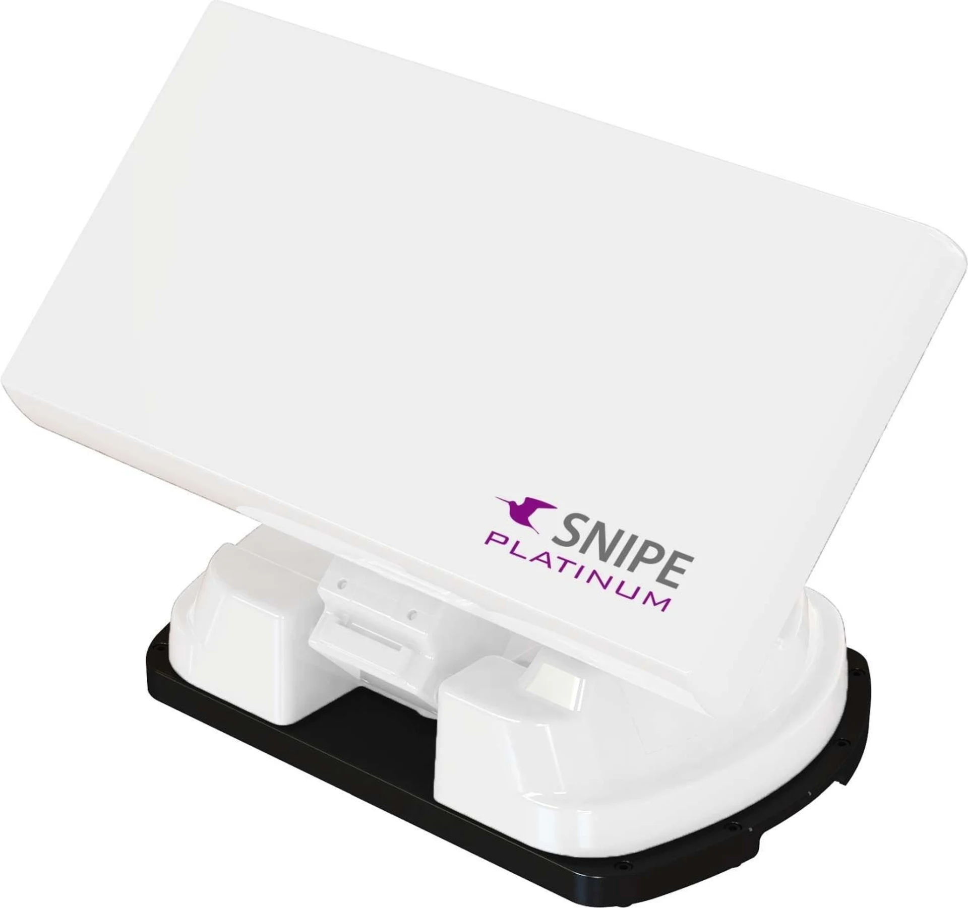 Selfsat Snipe Platinum antenne plate entièrement automatique avec télécommande Bluetooth LNB unique