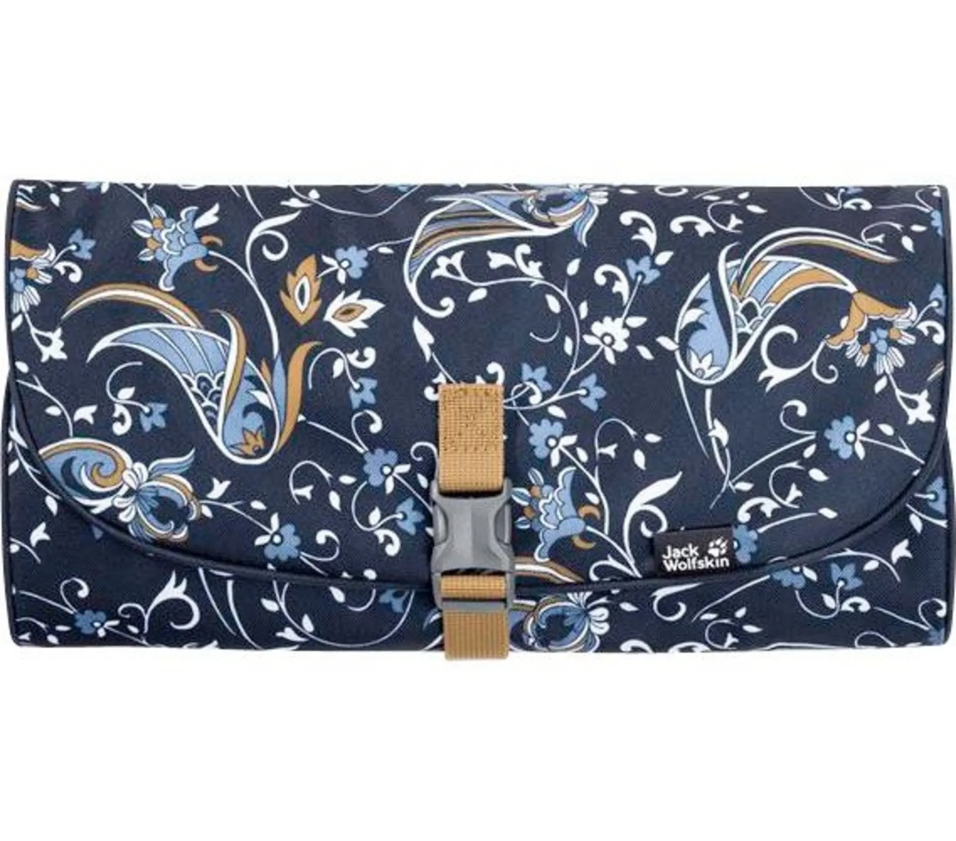 Jack Wolfskin Waschsalon Kulturbeutel blau mit Muster 1 Liter