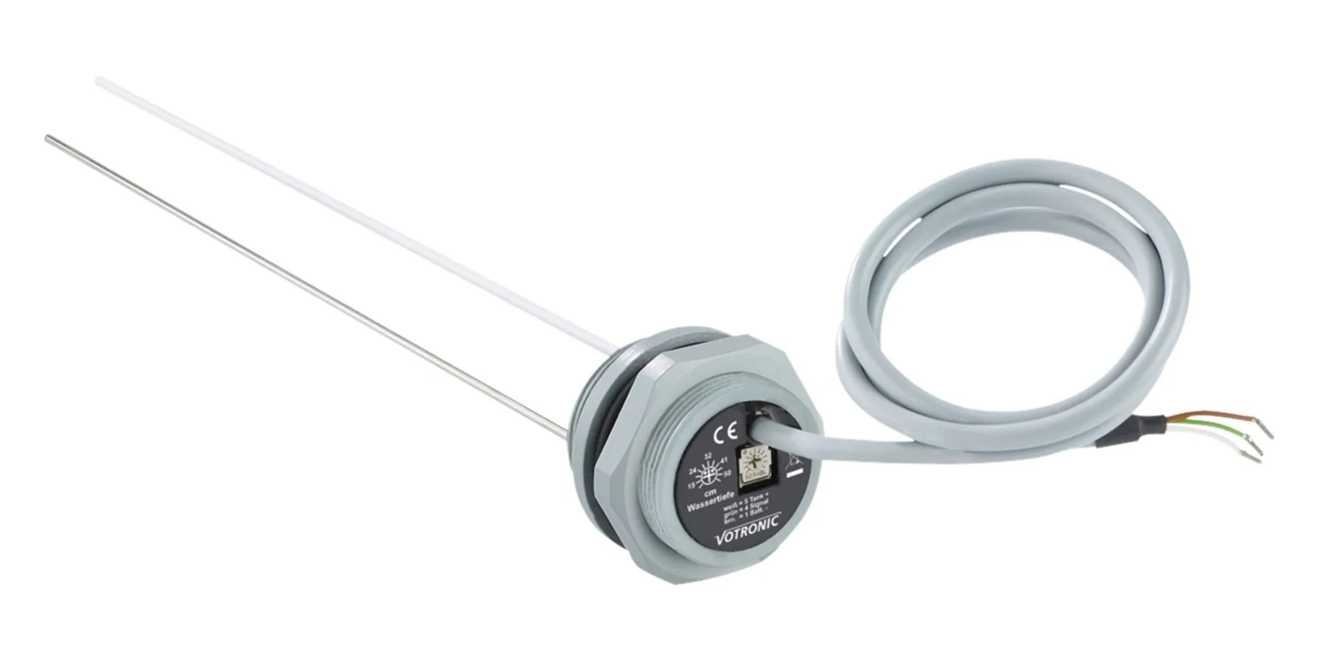 Votronic Indicateur de niveau pour les réservoirs à cassette WC et les réservoirs à matières fécales