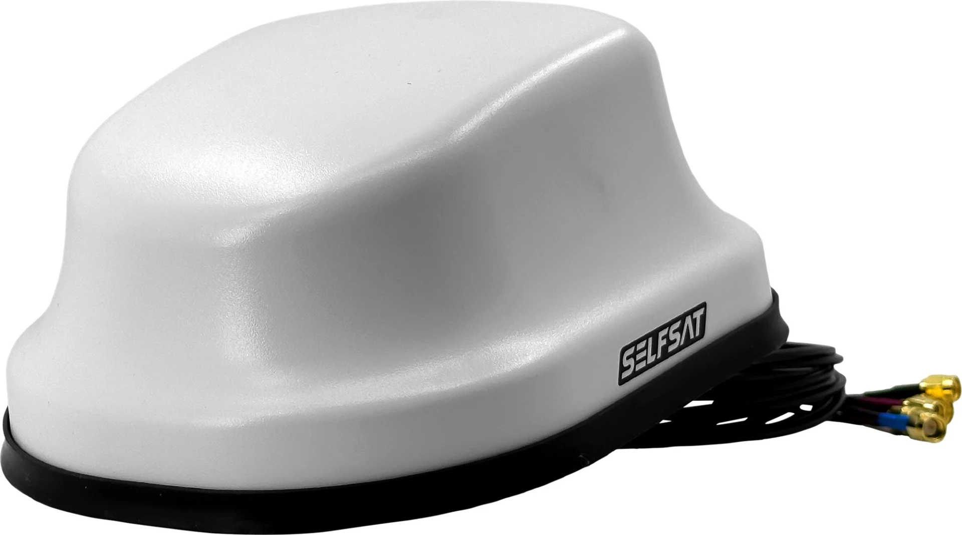 Kit complet Selfsat 4G / LTE & routeur Internet Wi-Fi MWR 4550 jusqu'à 300 Mbps, avec antenne de toit compatible 4G / 5G, blanche
