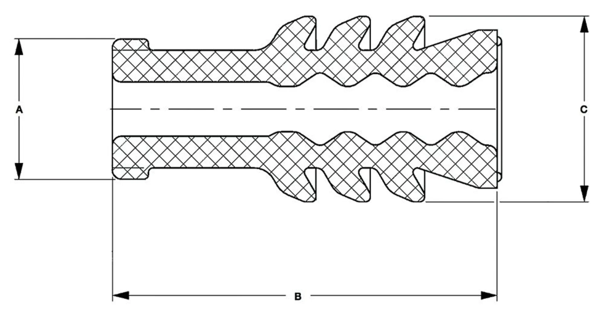 Joint d'étanchéité blanc pour connecteur d'injection