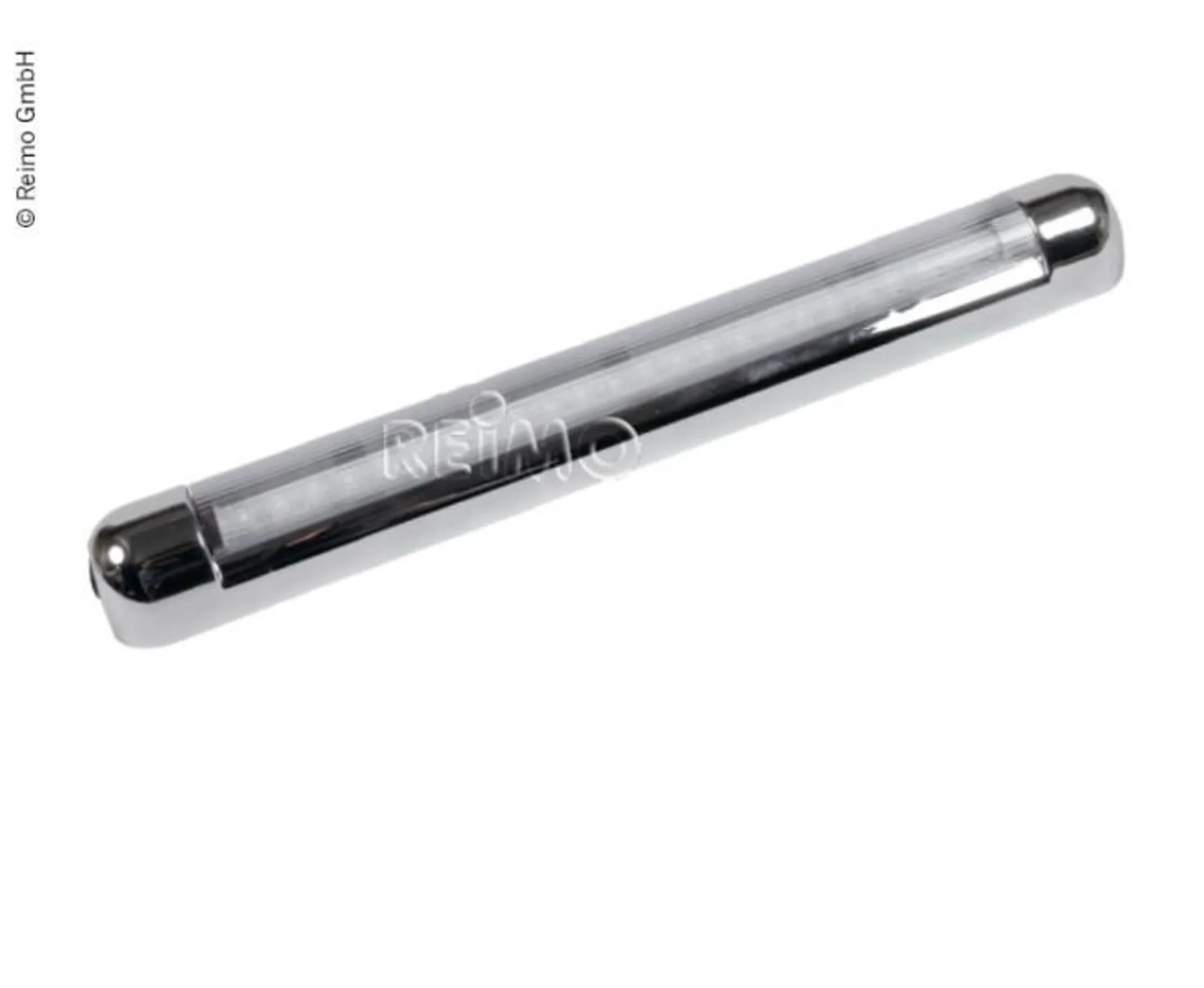Aufbau-Transistorleuchte Linea 12V/8W silber mit Schalter