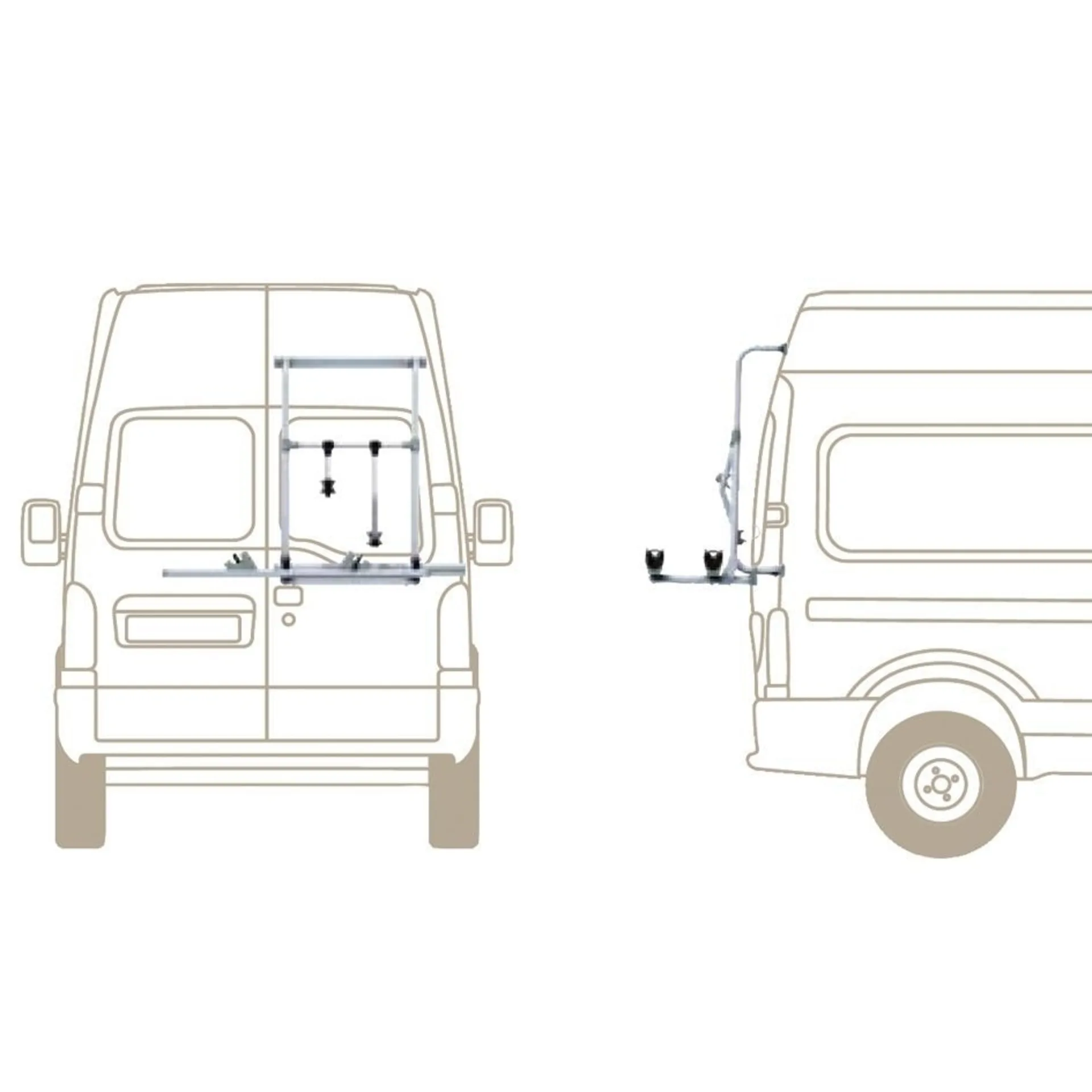 EuroCarry Fahrradträger Nuevo Opel Movano, Reisemobil, Renault