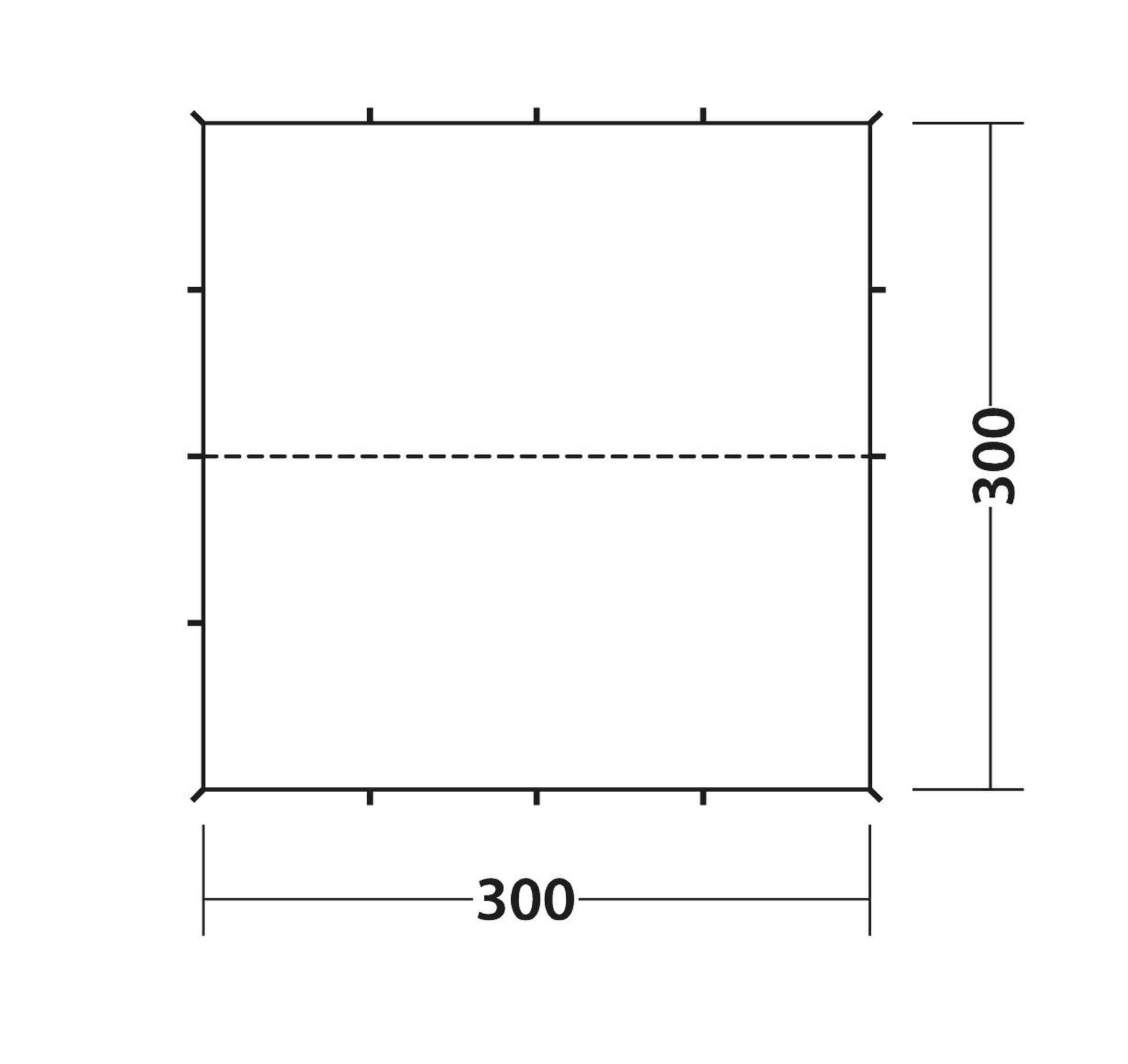 Tarp 3 x 3 m Green Robens Tarp