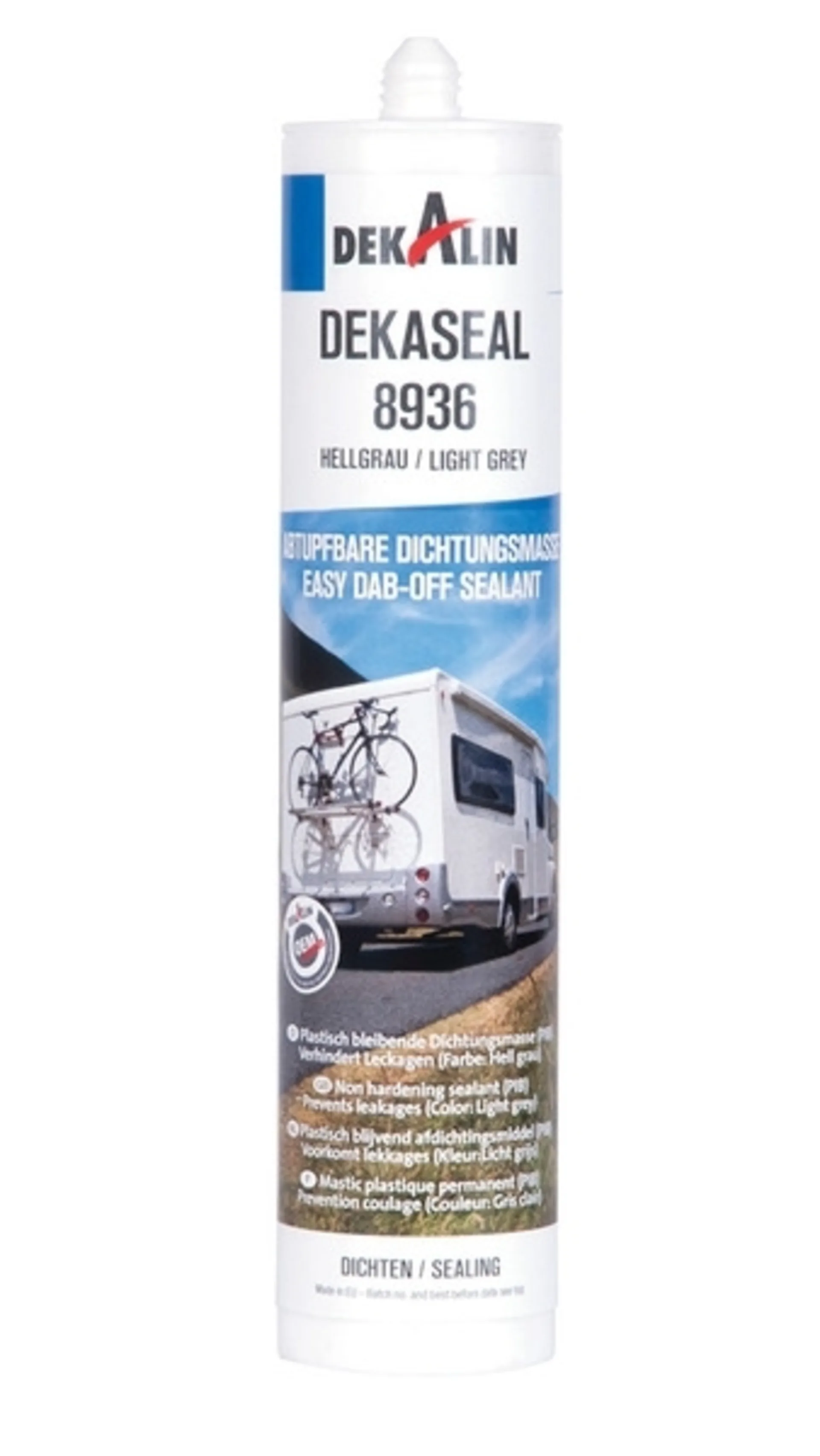 Dekalin Dekaseal 8936 Abtupfbare Dichtungsmasse Hellgrau 310 ml