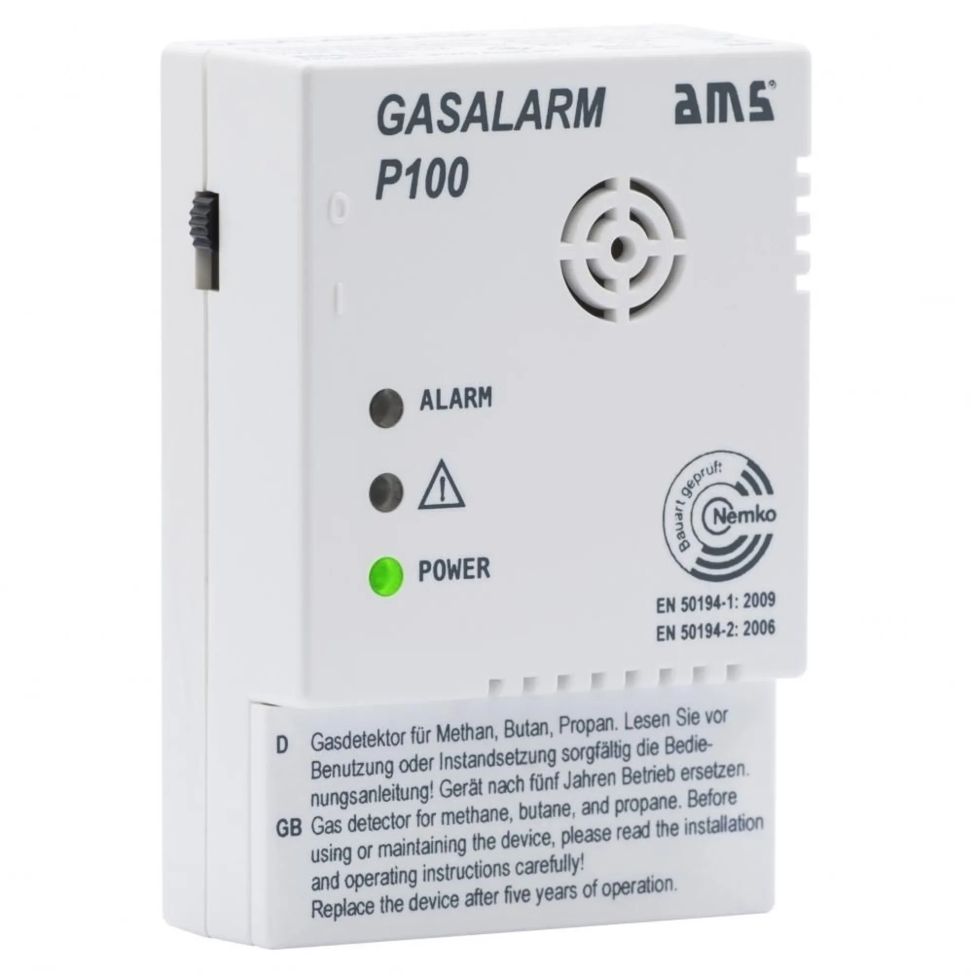 AMS alarme de gaz P100