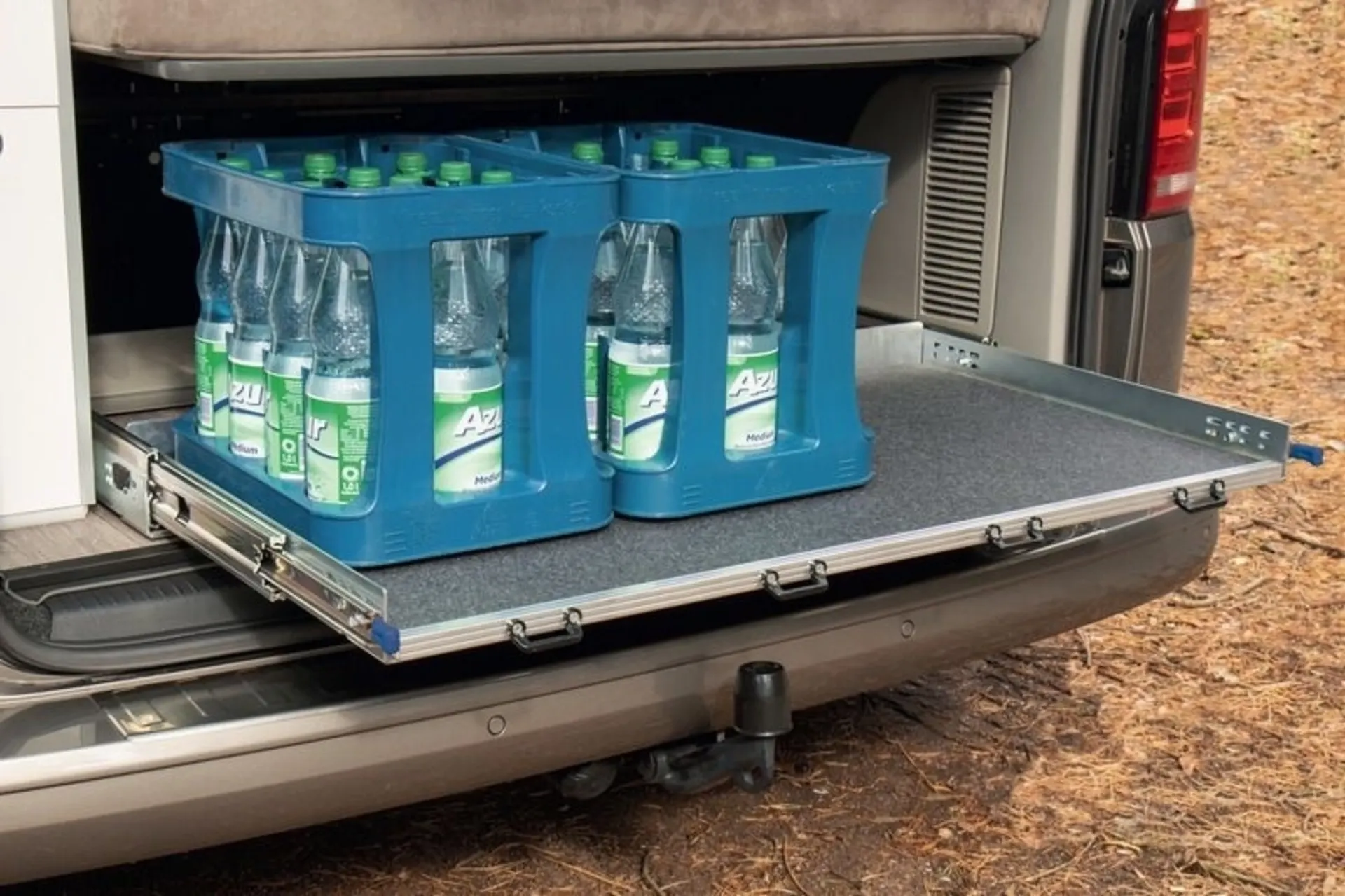 Carbest Rollout Slider Gigant Auszugsschienen mit mechanischer Arretierung - 965 mm (1 Paar)