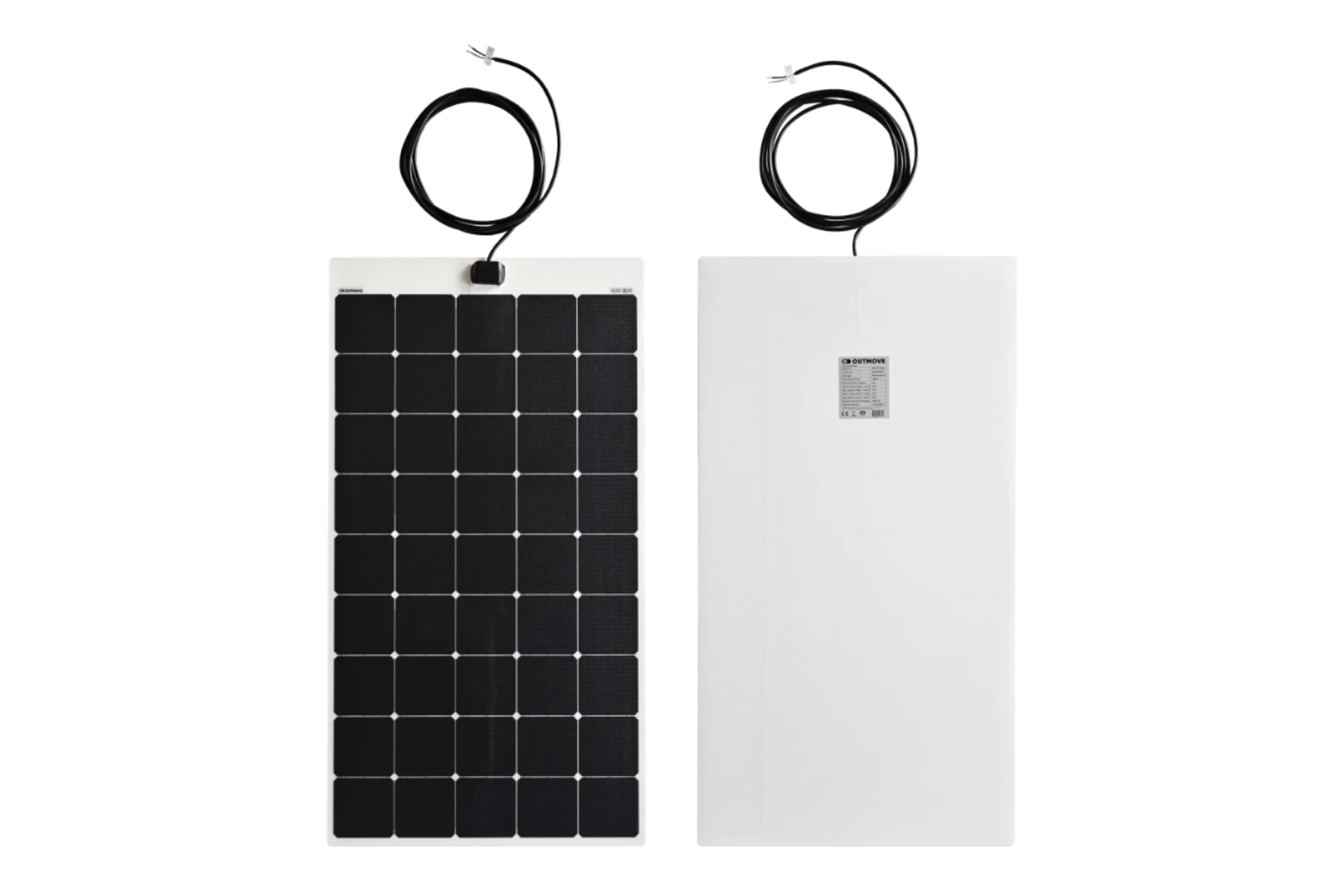 Outmove Flexibles 165W Solarpanel SunPower - High Efficiency