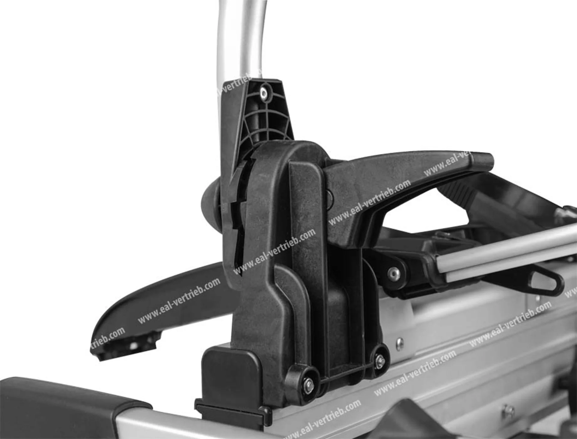 Eufab SD260 Kupplungs-Fahrradträger Silber für Flügeltür Kastenwagen für 2 Fahrräder