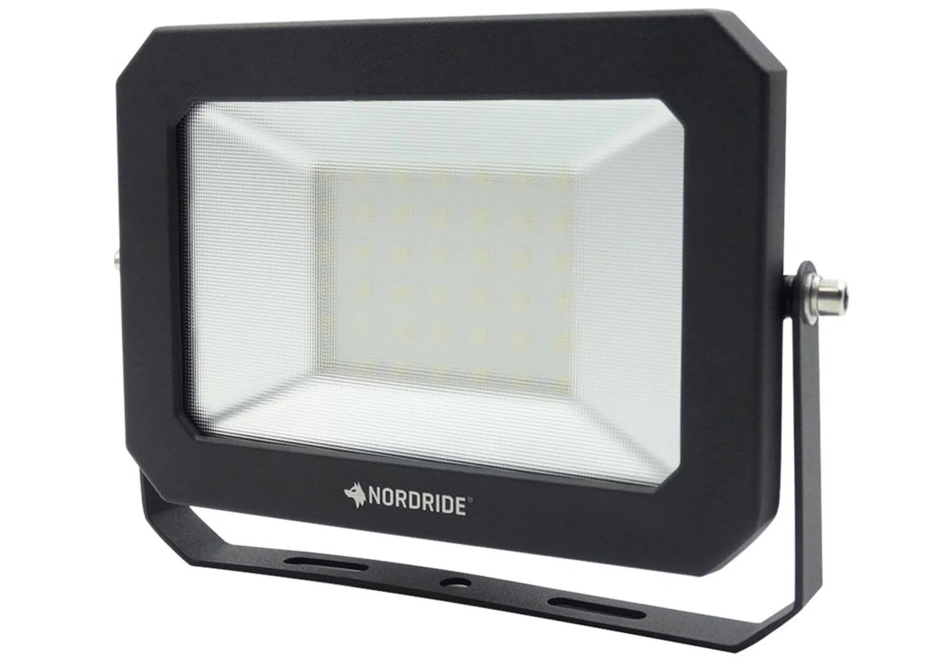 Kompakter 230 V LED-Strahler 10 W mit Halter