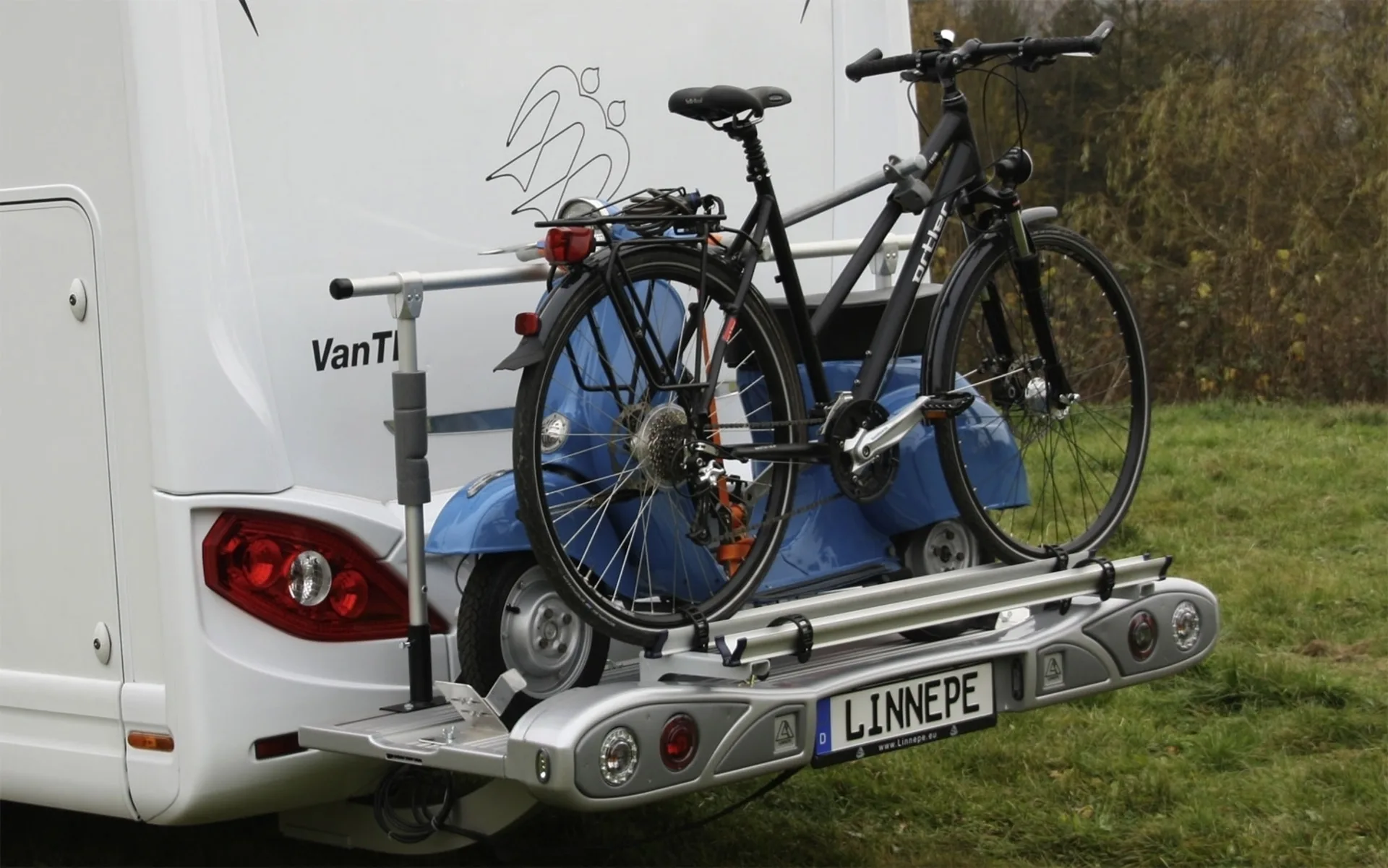 Linnepe support de vélo Plus pour porte-charges SlidePort